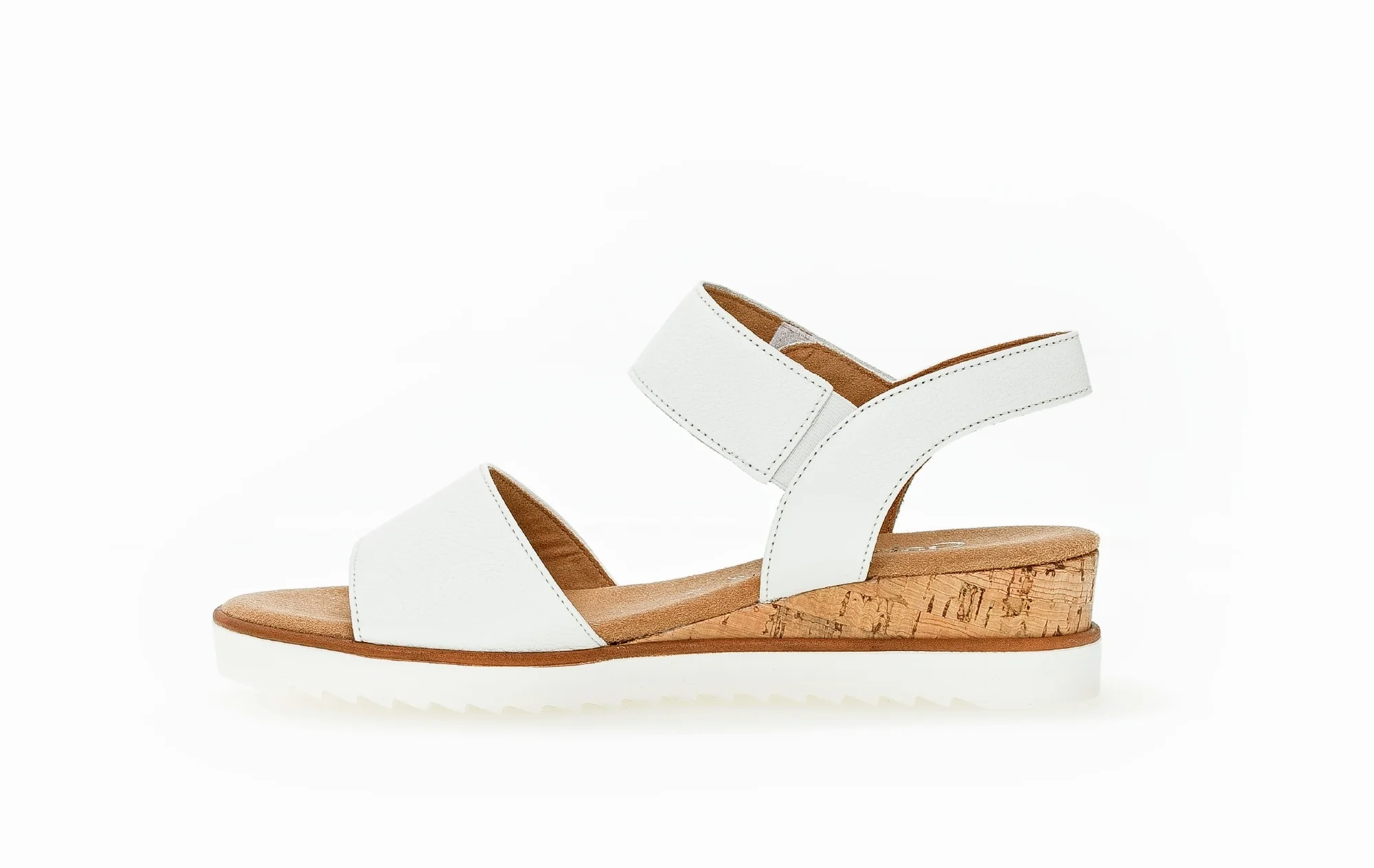 Sandales blanches en cuir lisse - Image 2