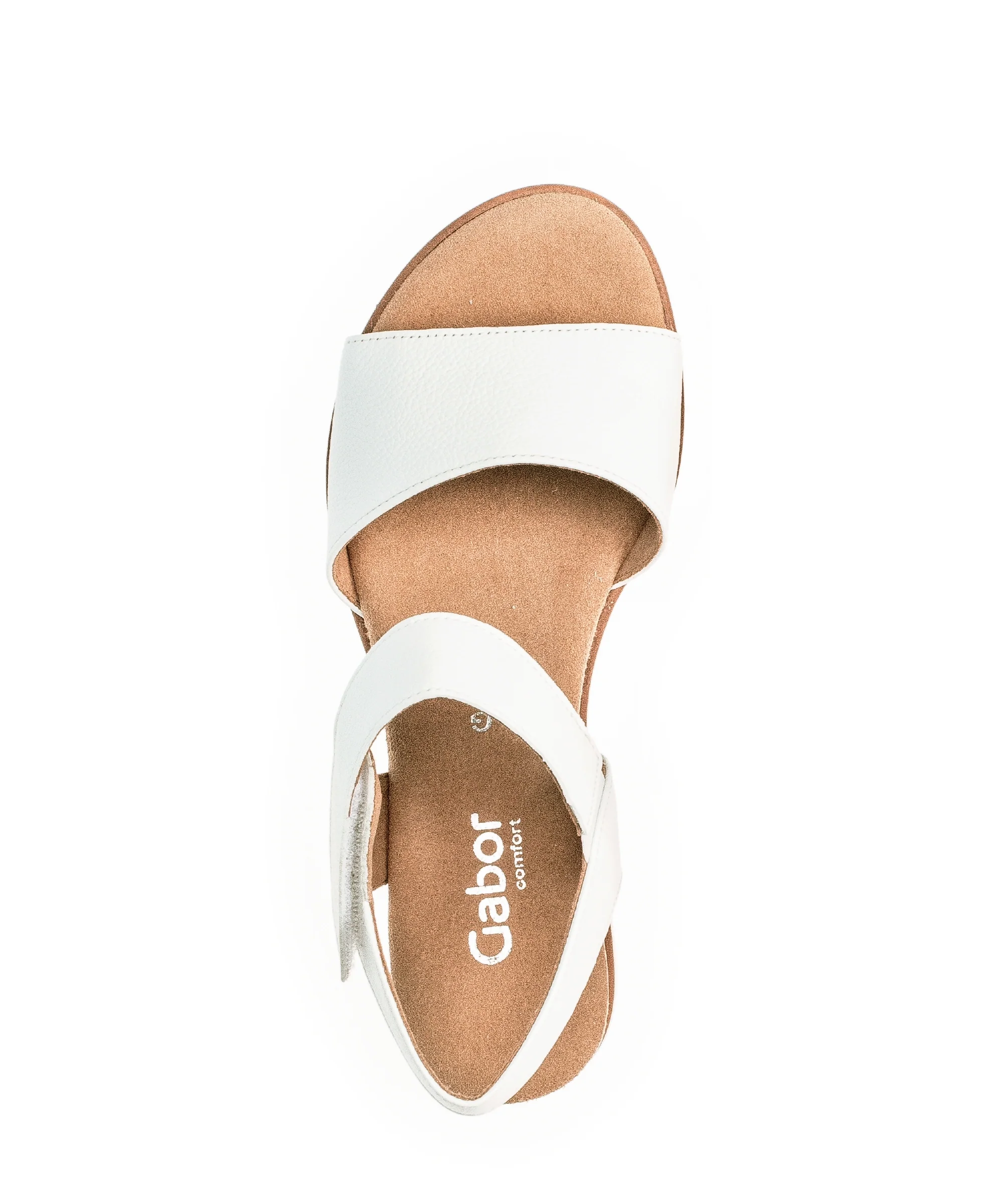 Sandales blanches en cuir lisse - Image 3