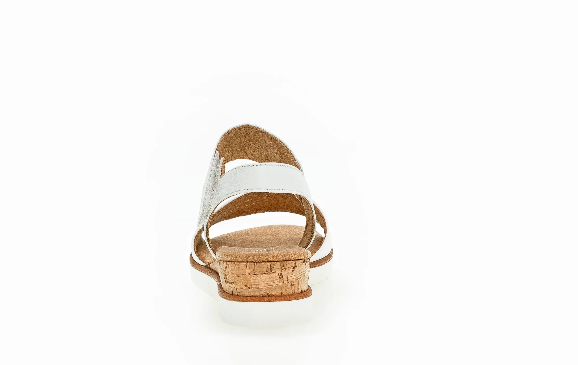 Sandales blanches en cuir lisse - Image 4