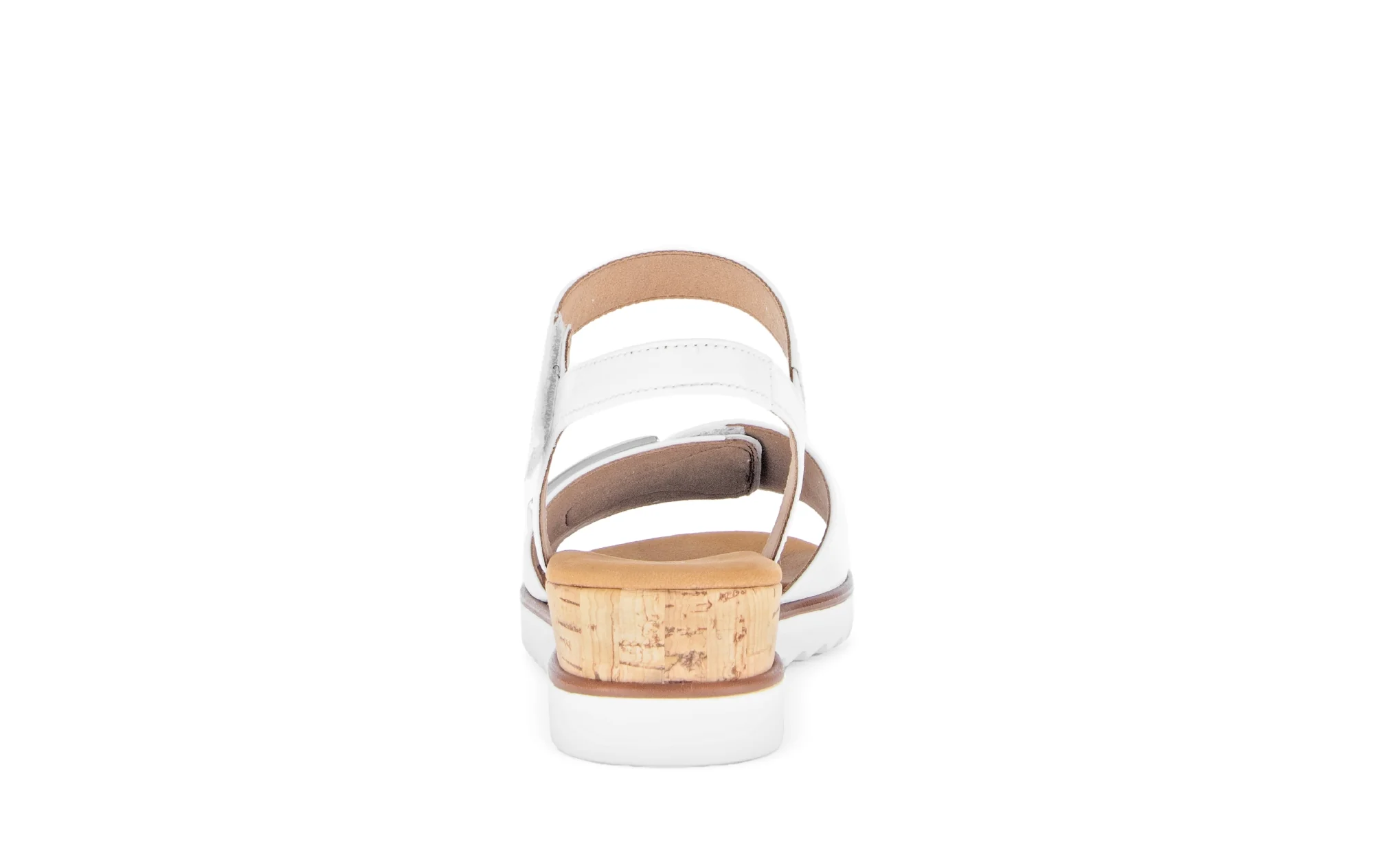 Sandales blanches en cuir lisse - Image 4