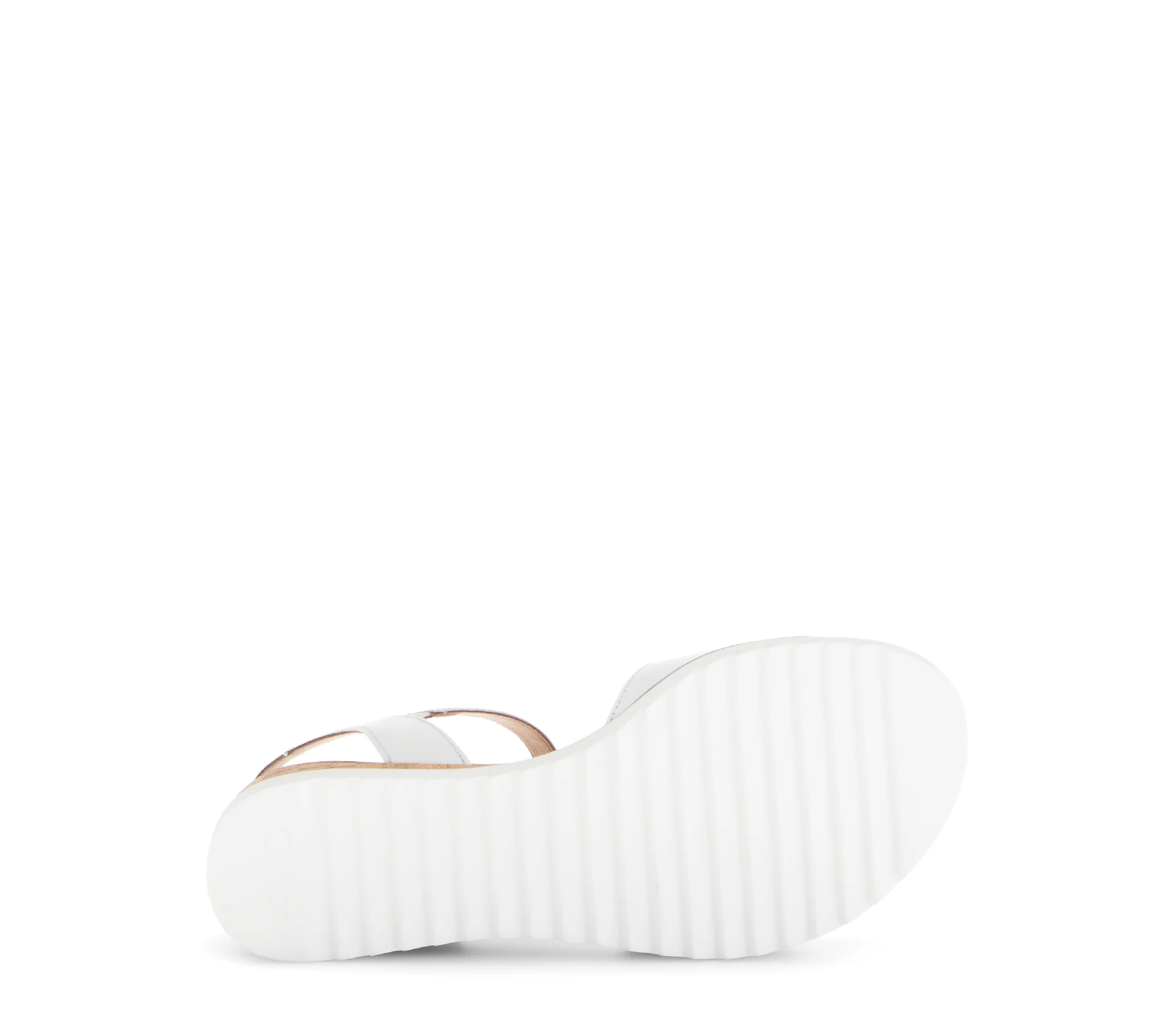 Sandales blanches en cuir lisse - Image 6