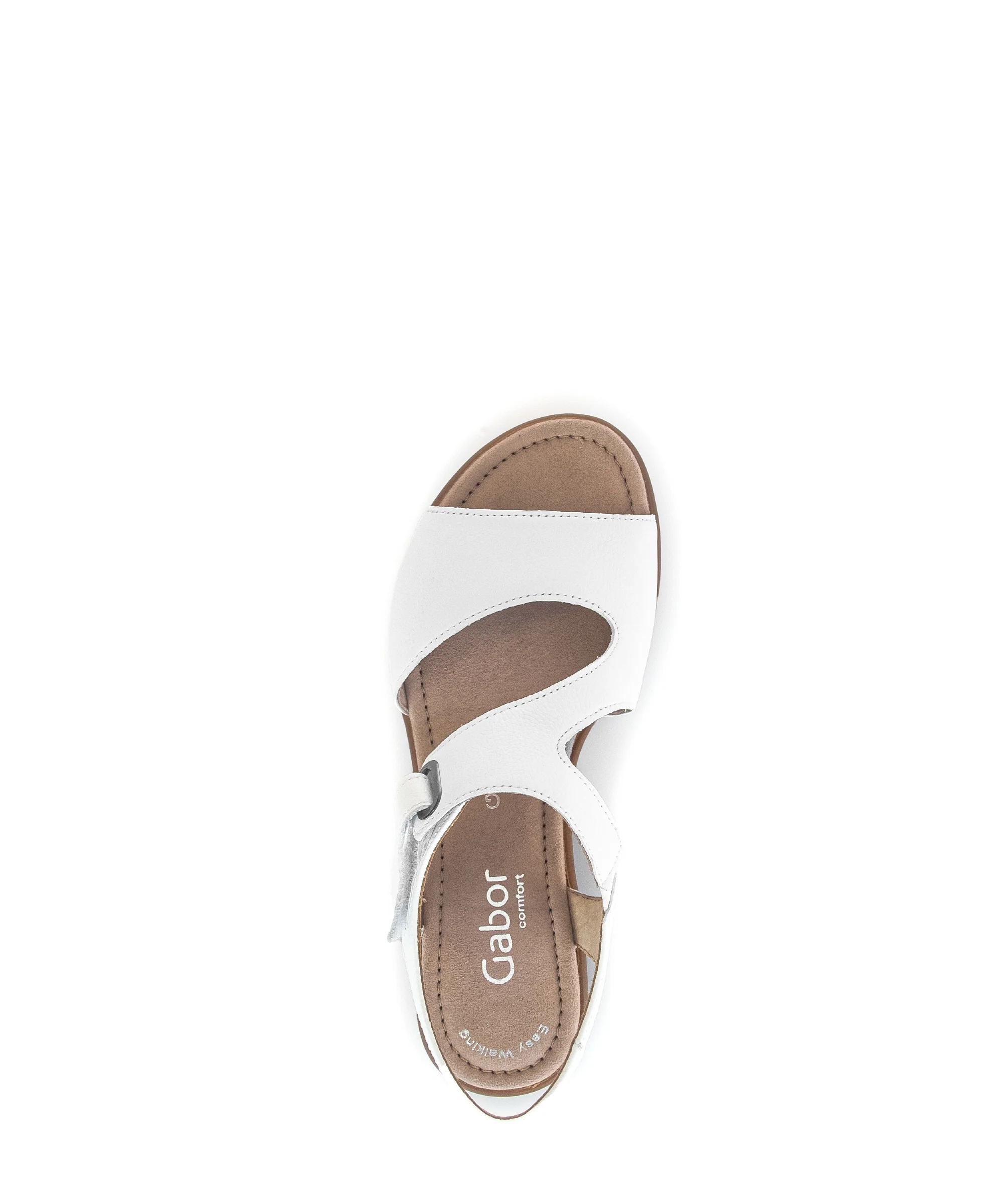 Sandales blanches en cuir lisse - Image 3