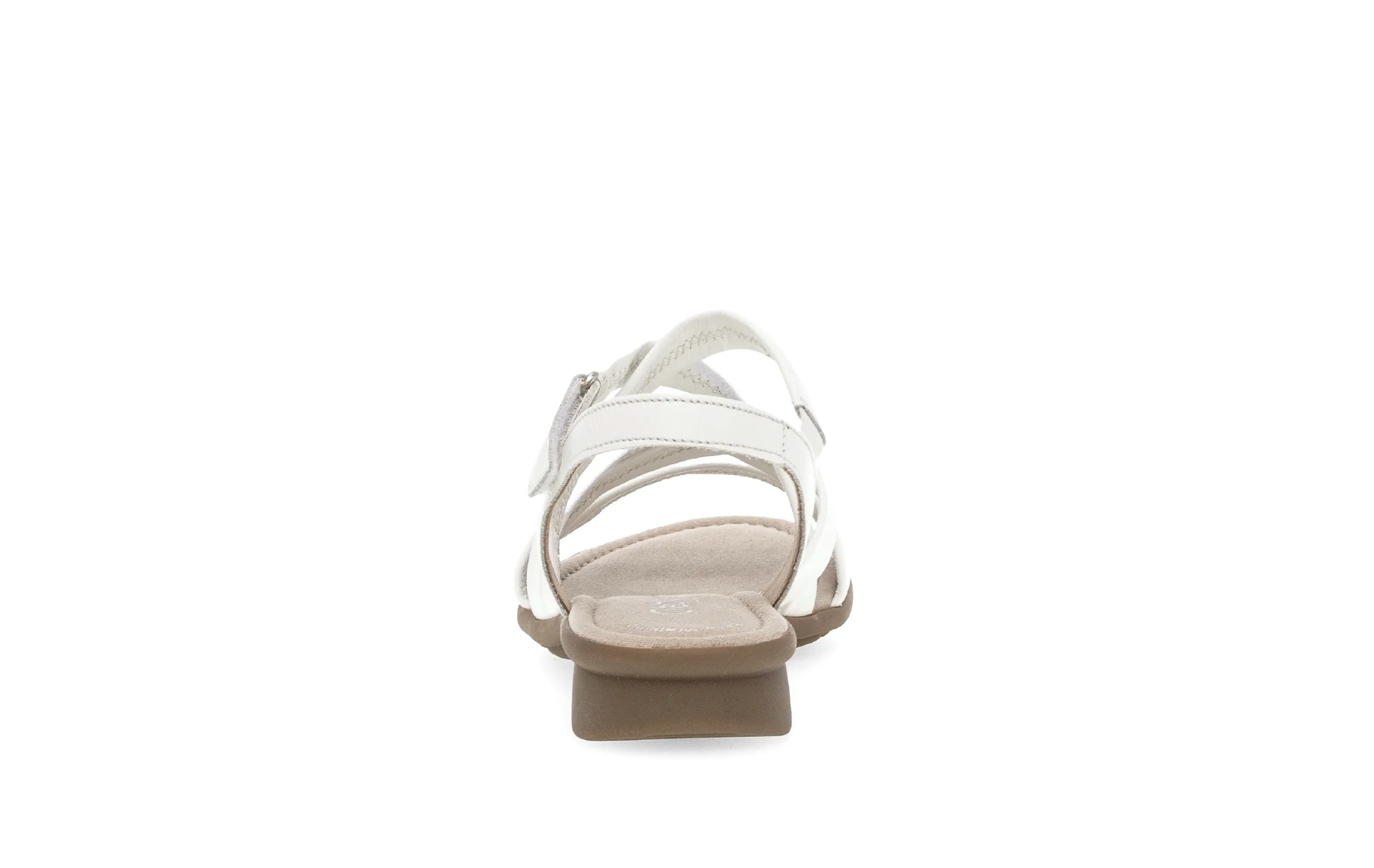 Sandales blanches en cuir lisse - Image 4