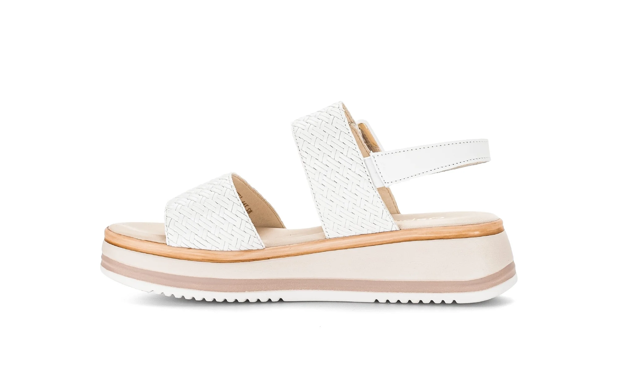 Sandales blanches en cuir lisse - Image 2