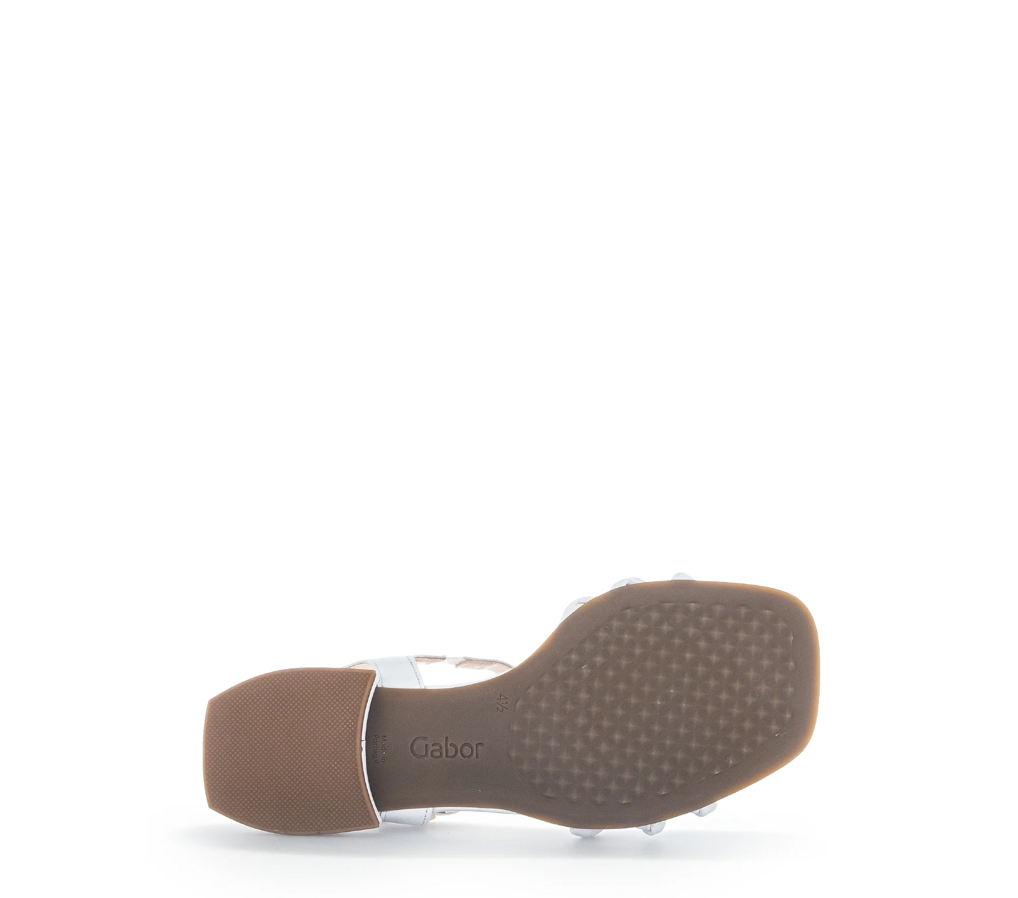Sandales blanches en cuir lisse - Image 5