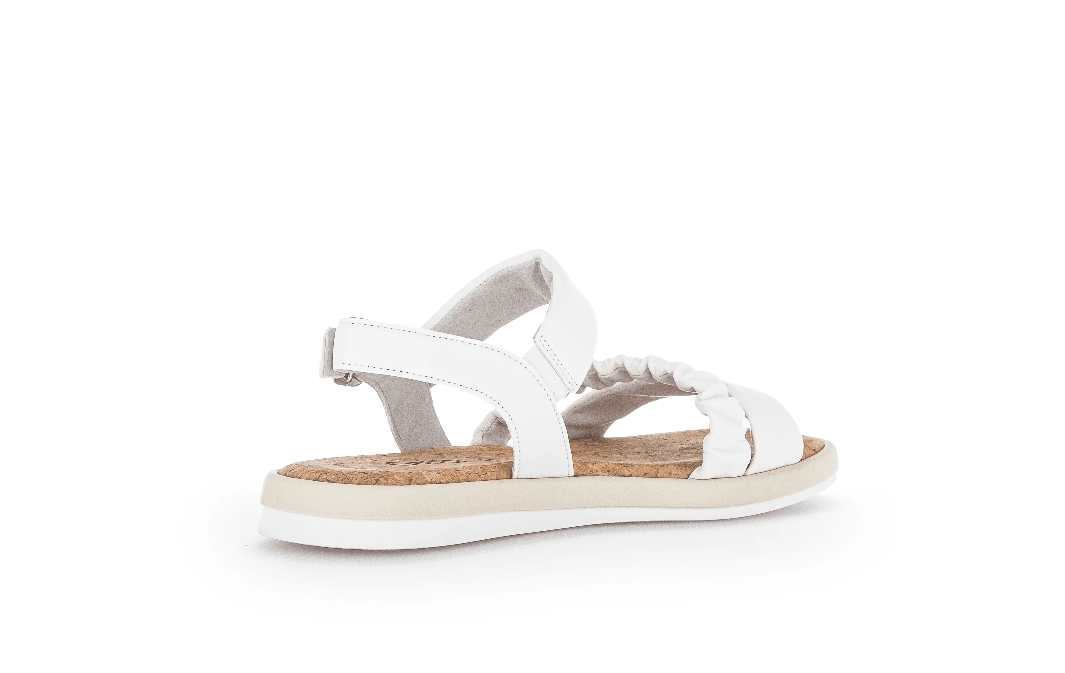 Sandales blanches en cuir lisse - Image 4