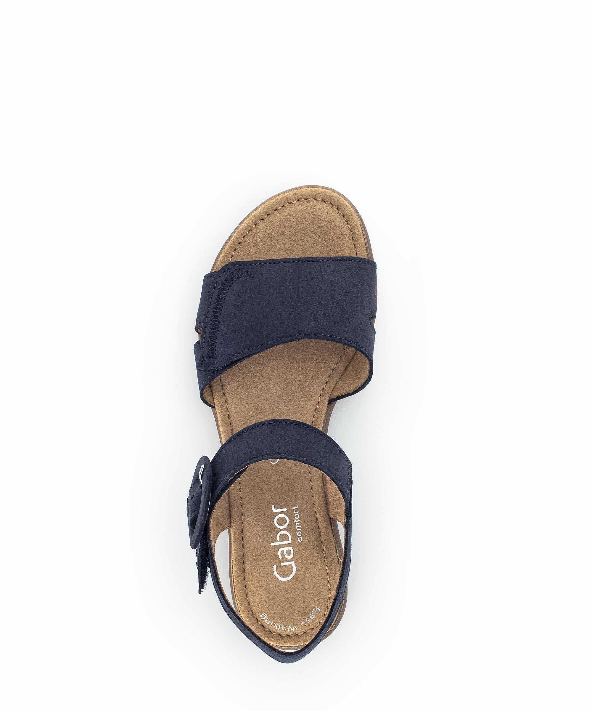 Sandales bleues en cuir - Image 3