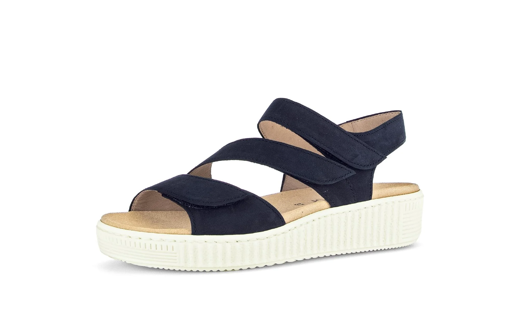 Sandales bleues en nubuck (semelle amovible) - Image 6