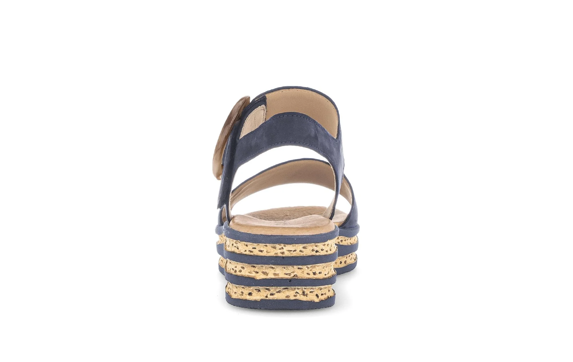 Sandales bleues en nubuck - Image 4