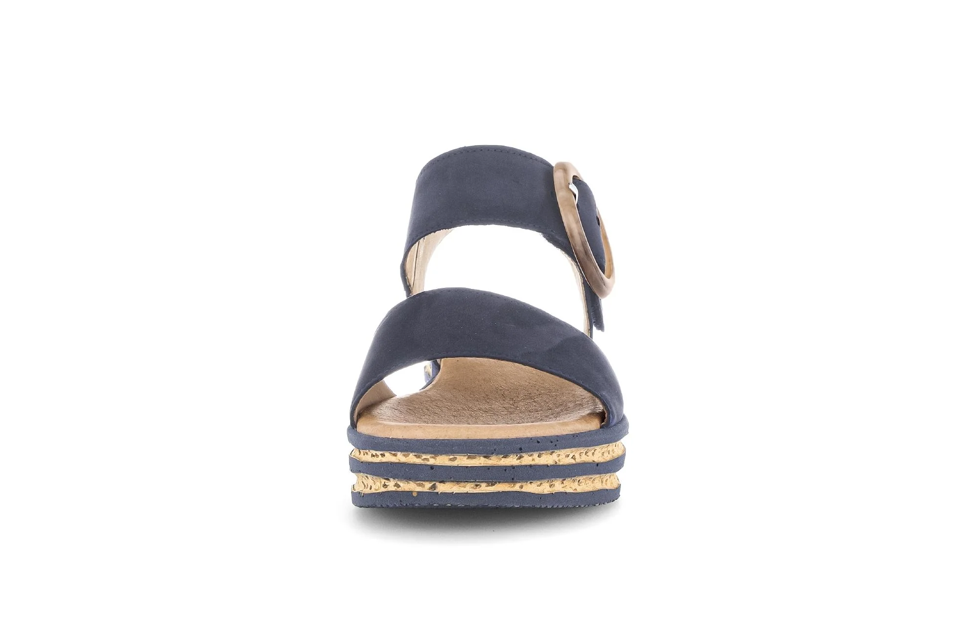 Sandales bleues en nubuck - Image 5