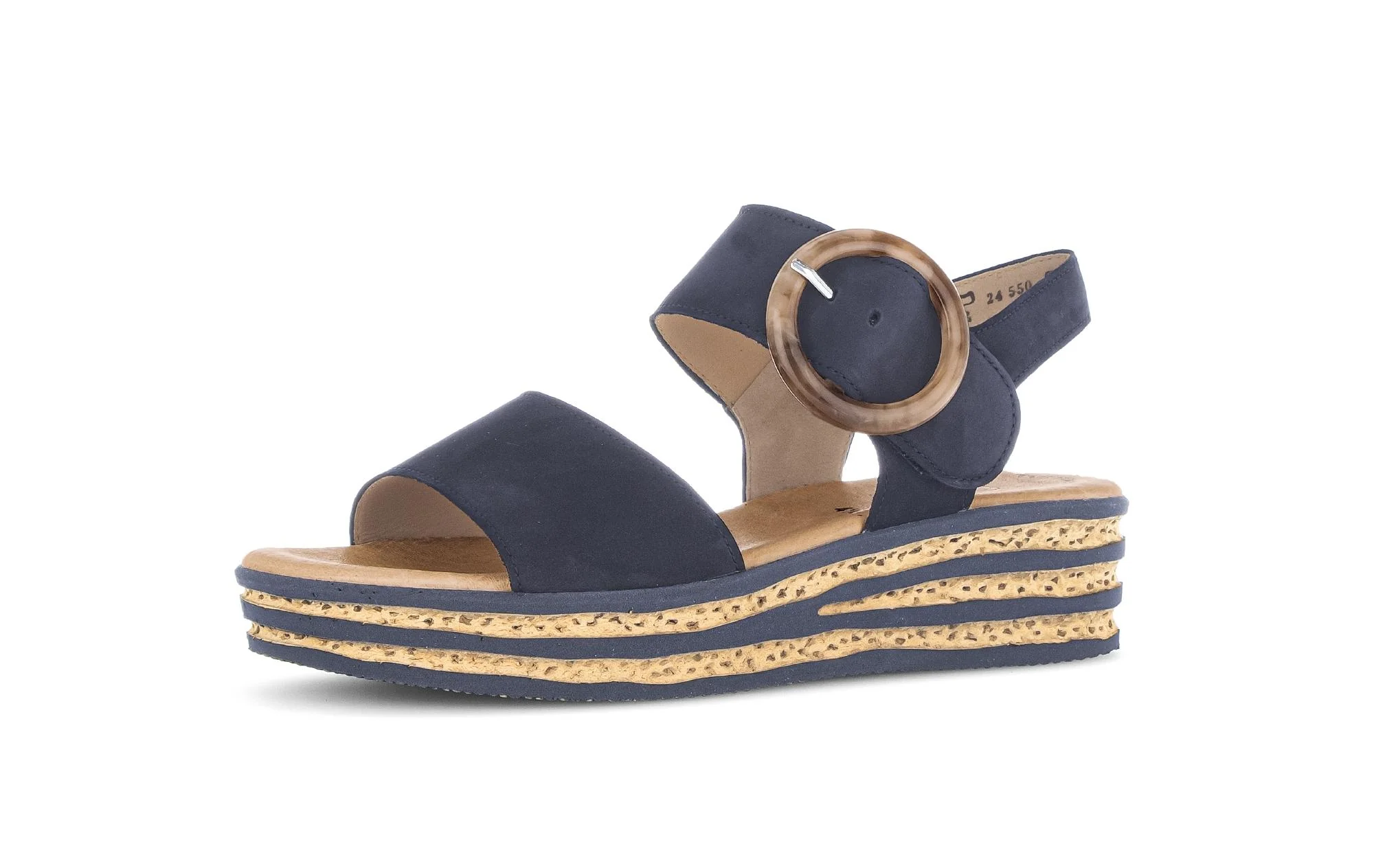 Sandales bleues en nubuck - Image 6
