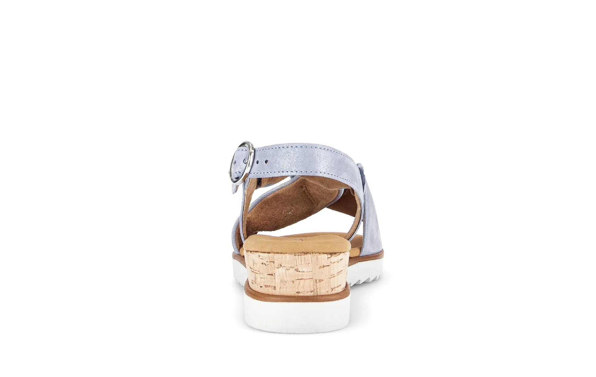 Sandales bleues en cuir - Image 4