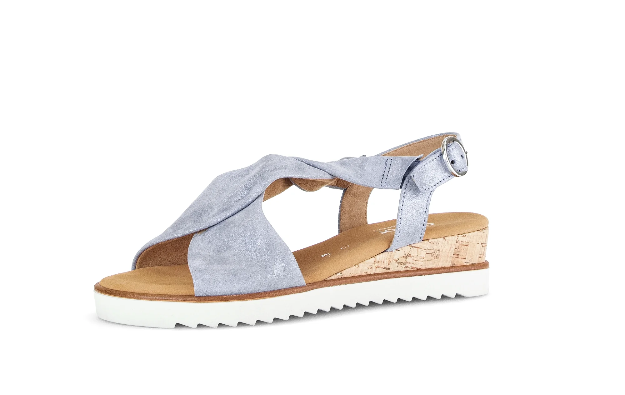 Sandales bleues en cuir - Image 6