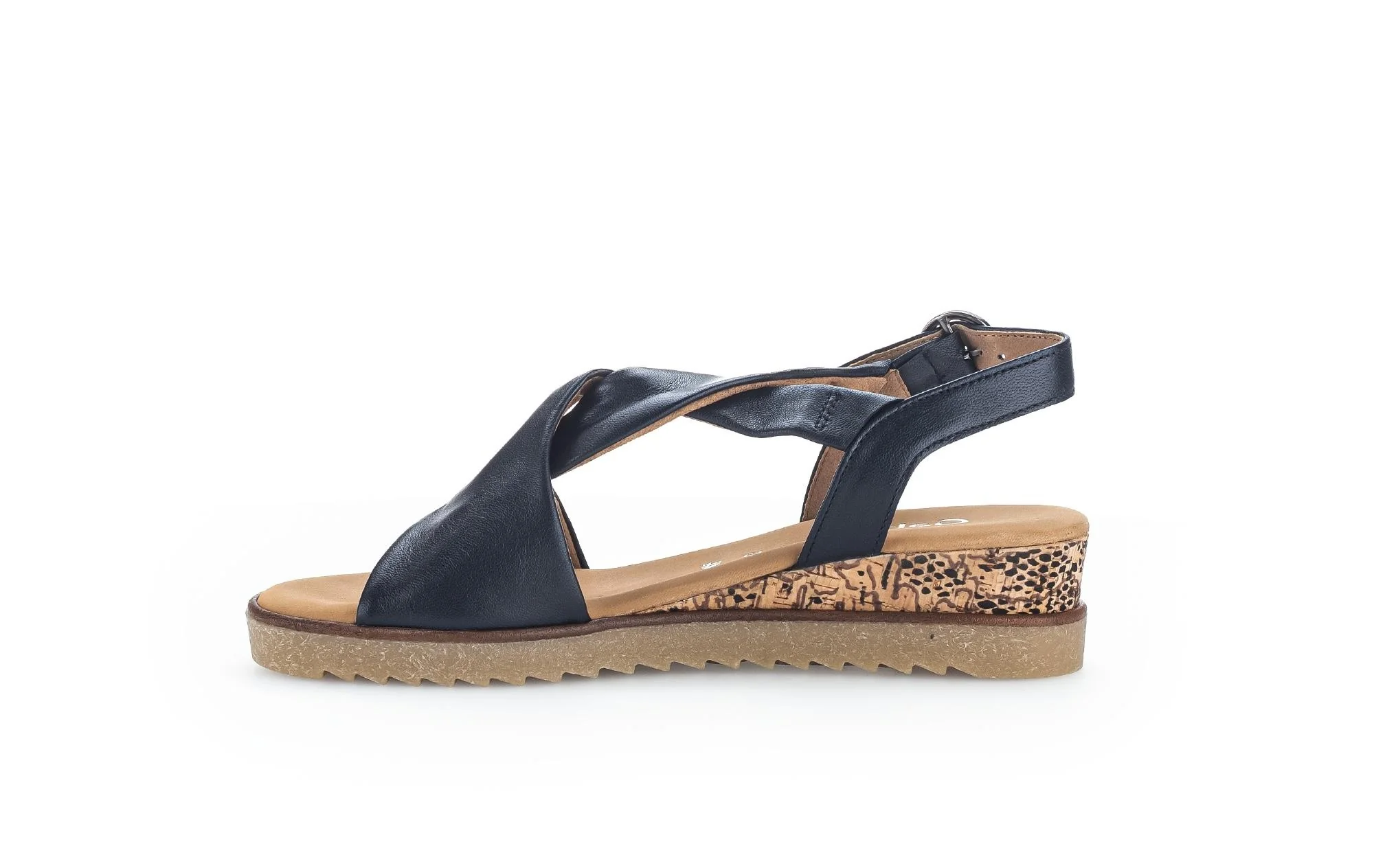 Sandales bleues en cuir - Image 2