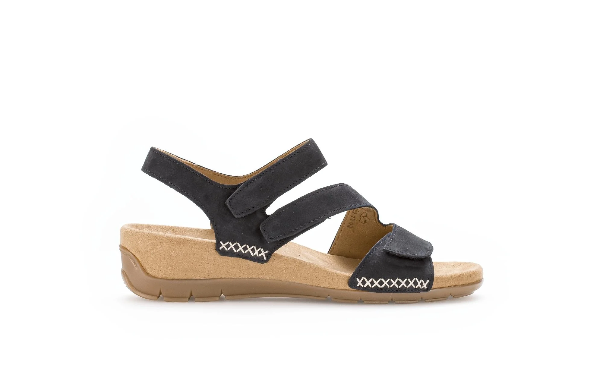 Sandales bleues en cuir