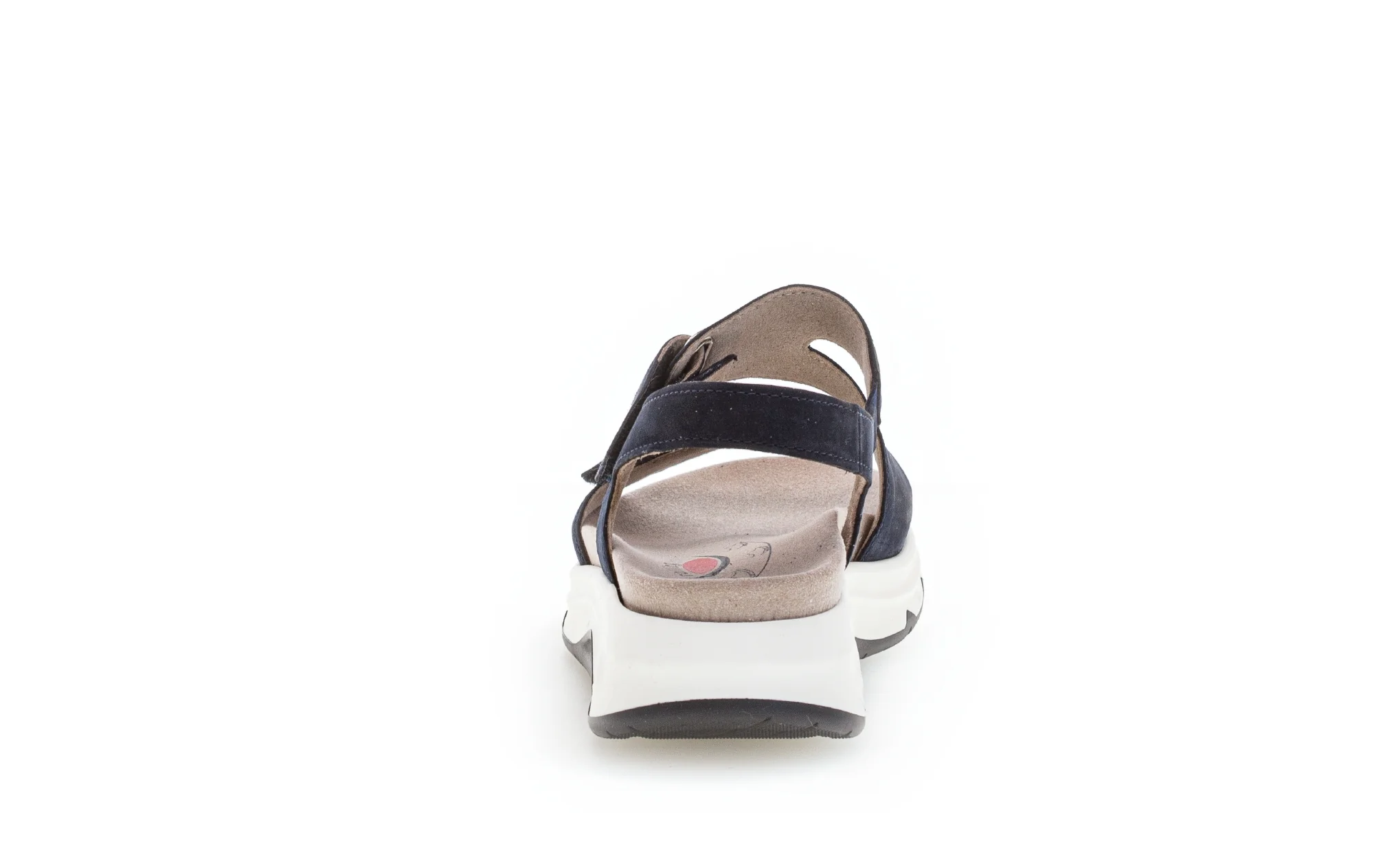 Sandales bleues en cuir velours - Image 6