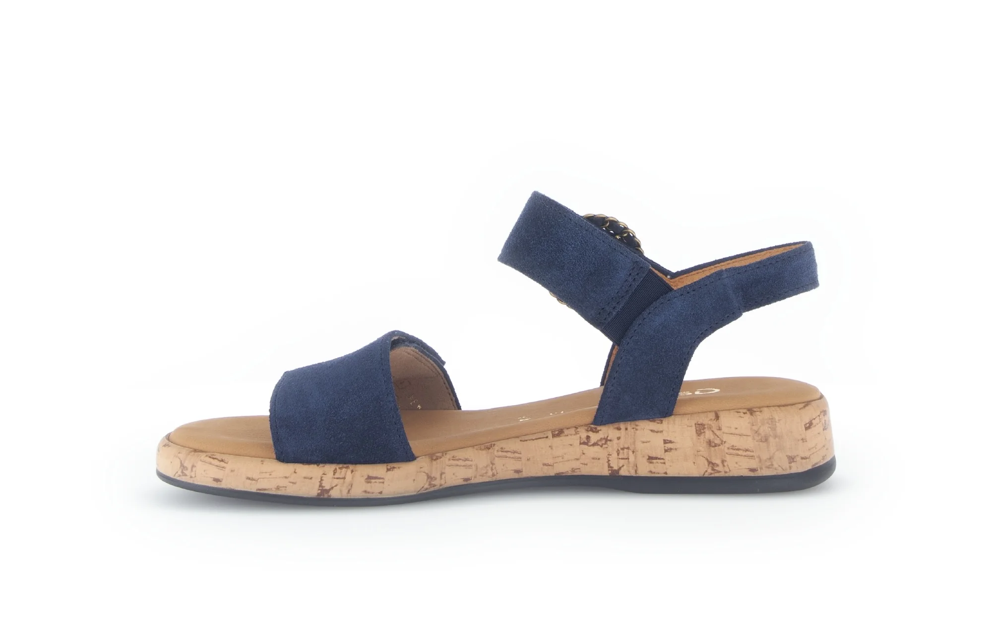 Sandales bleues en velours - Image 2
