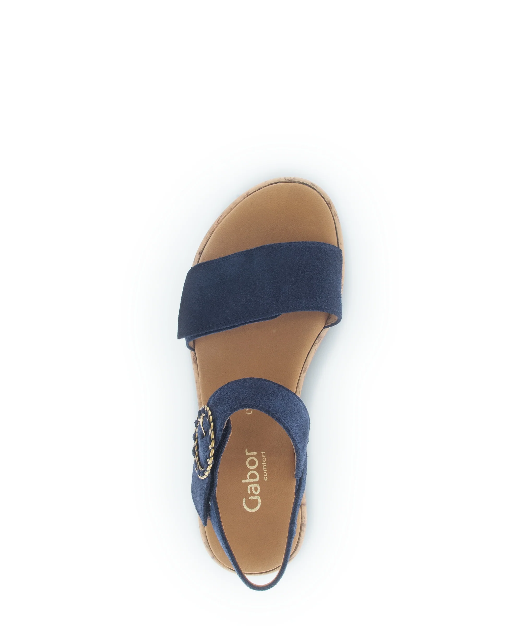 Sandales bleues en velours - Image 3