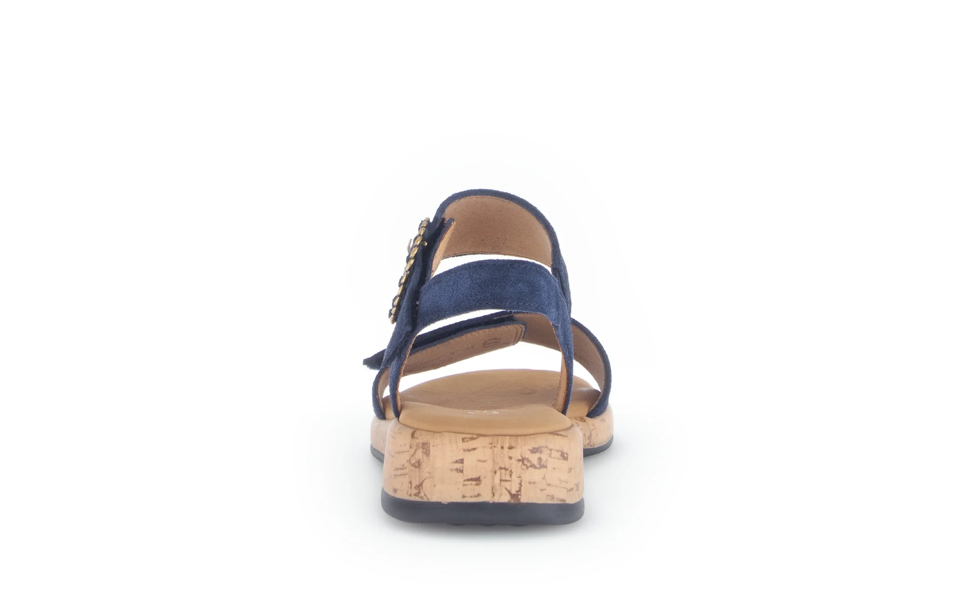 Sandales bleues en velours - Image 4