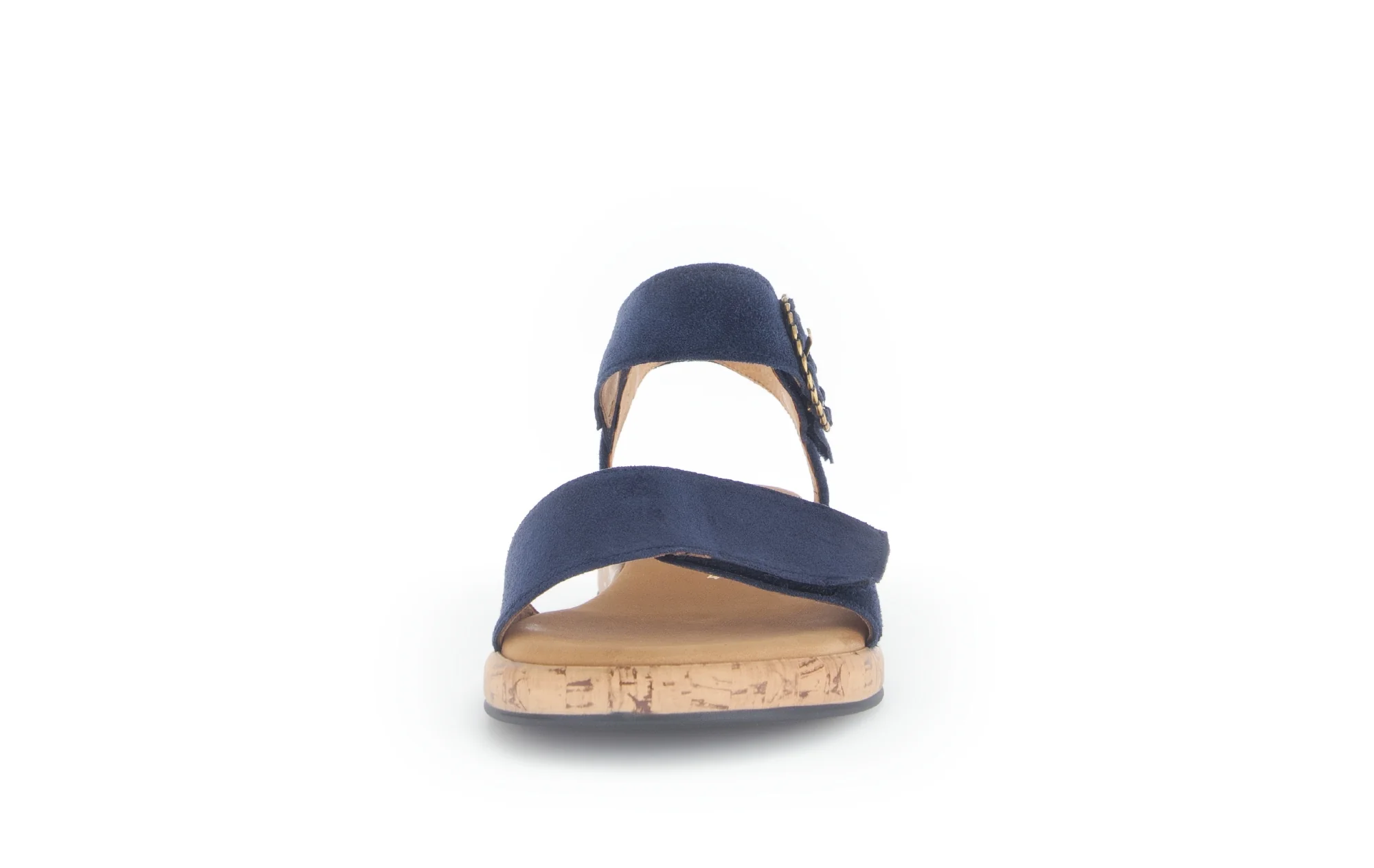 Sandales bleues en velours - Image 5