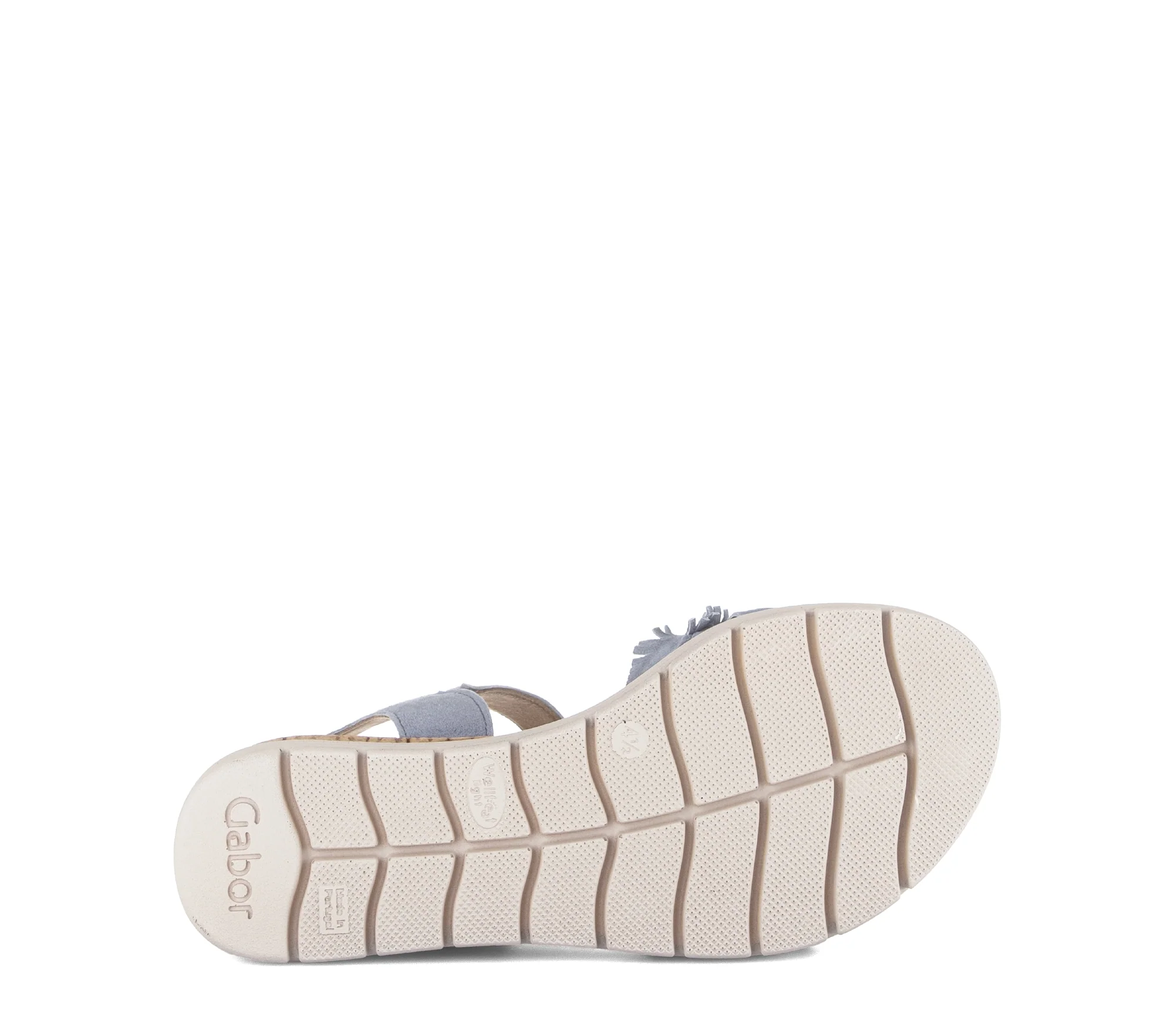Sandales bleues en velours - Image 7