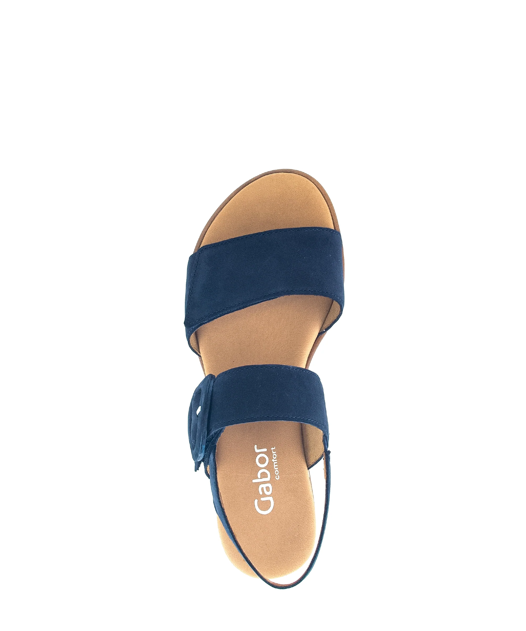 Sandales bleues en velours - Image 3