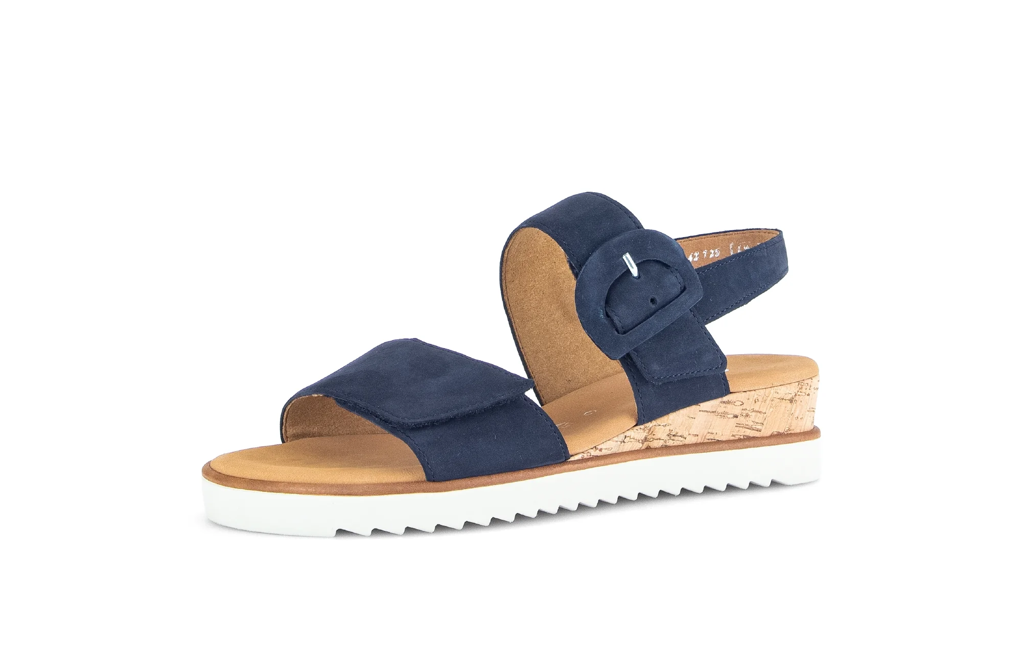 Sandales bleues en velours - Image 6