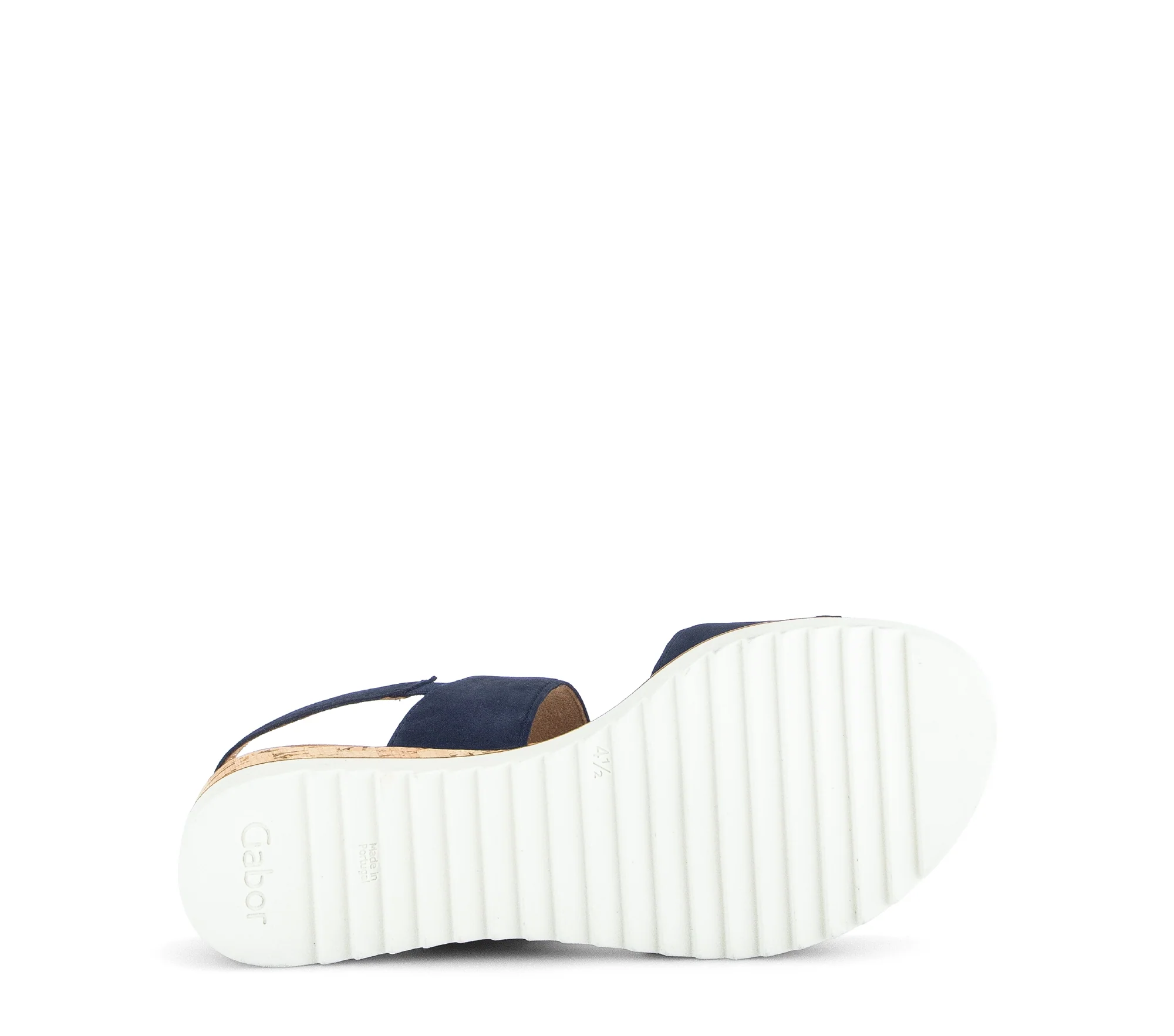 Sandales bleues en velours - Image 7