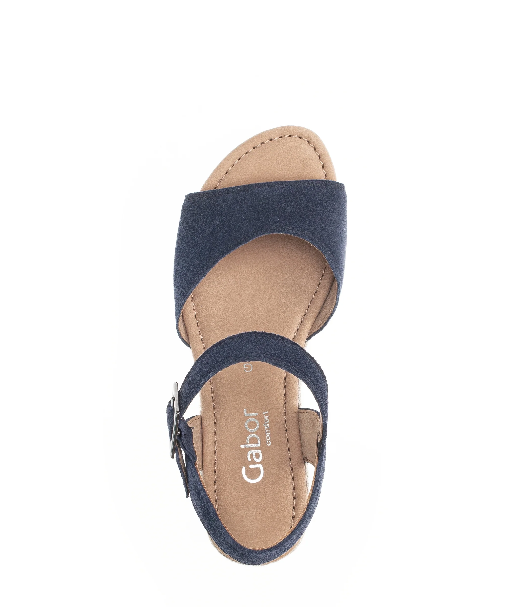 Sandales bleues en velours - Image 3