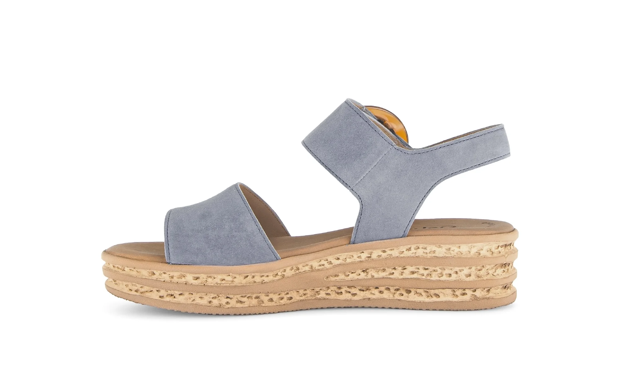 Sandales bleues en velours - Image 2
