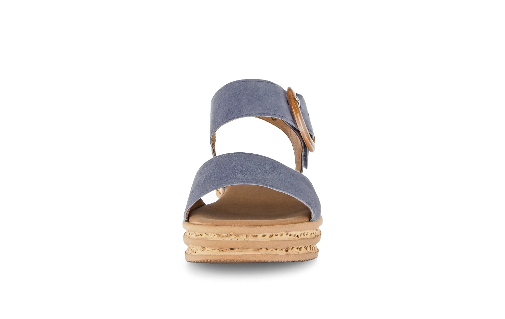 Sandales bleues en velours - Image 5