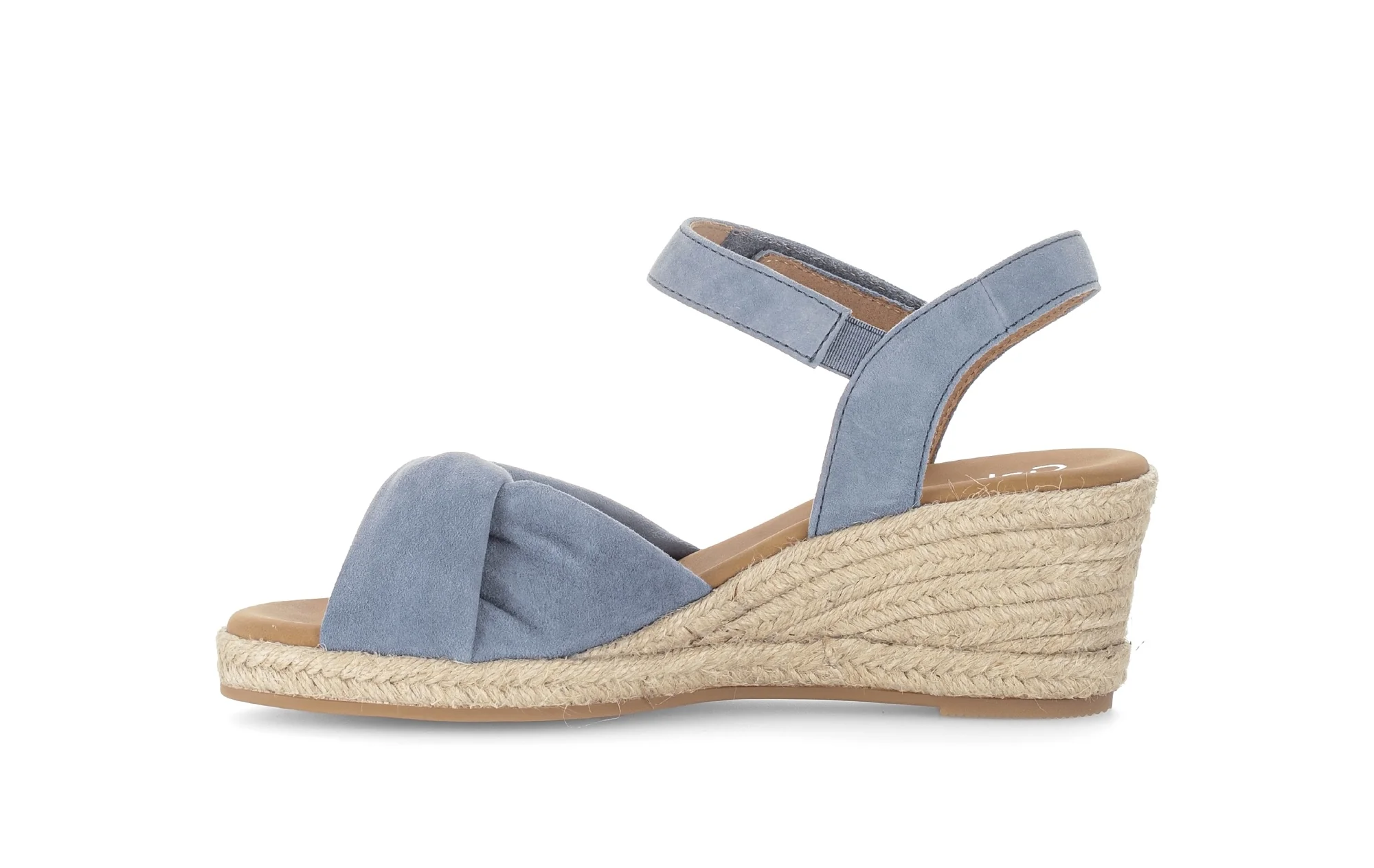 Sandales bleues en velours - Image 2