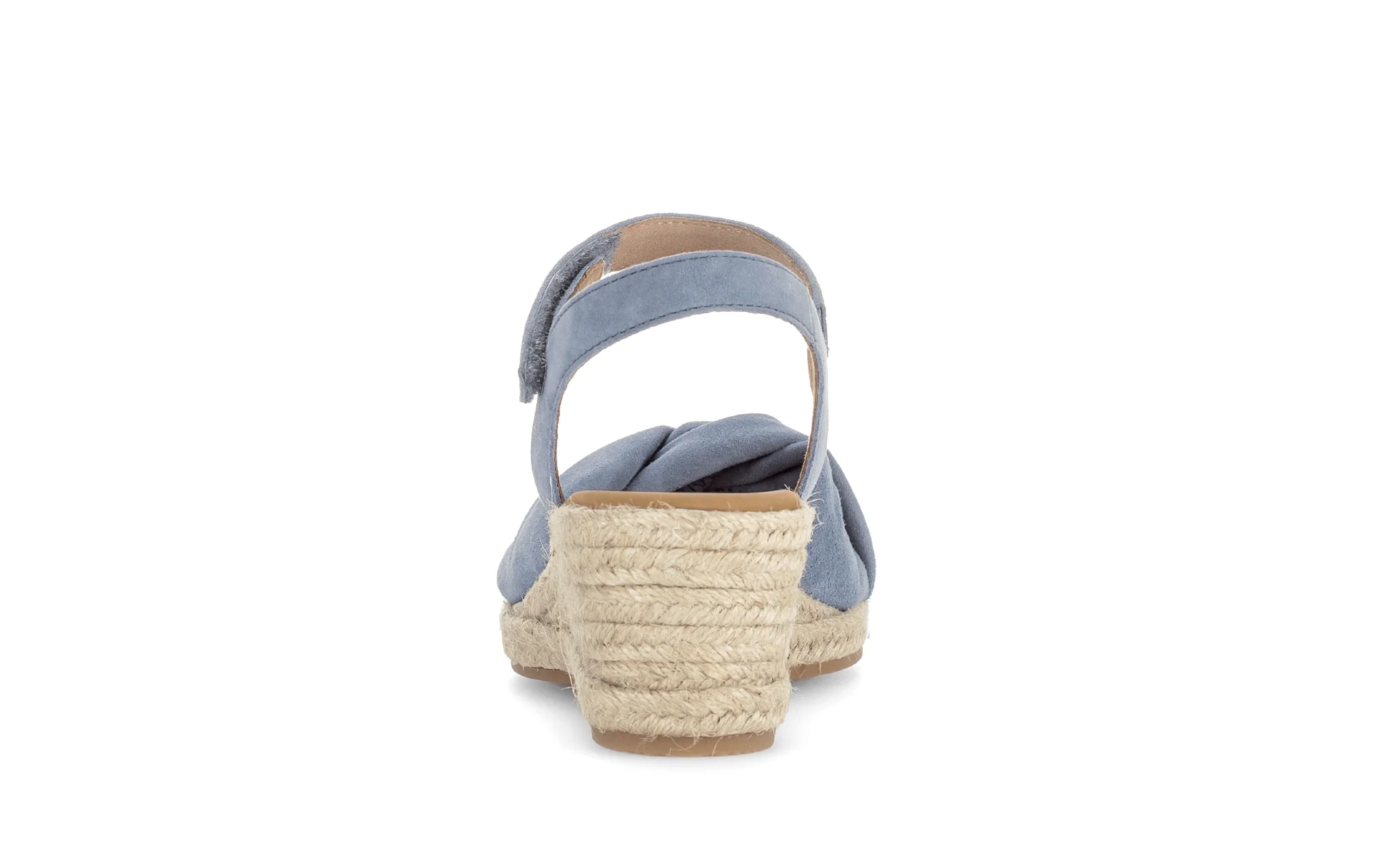Sandales bleues en velours - Image 4