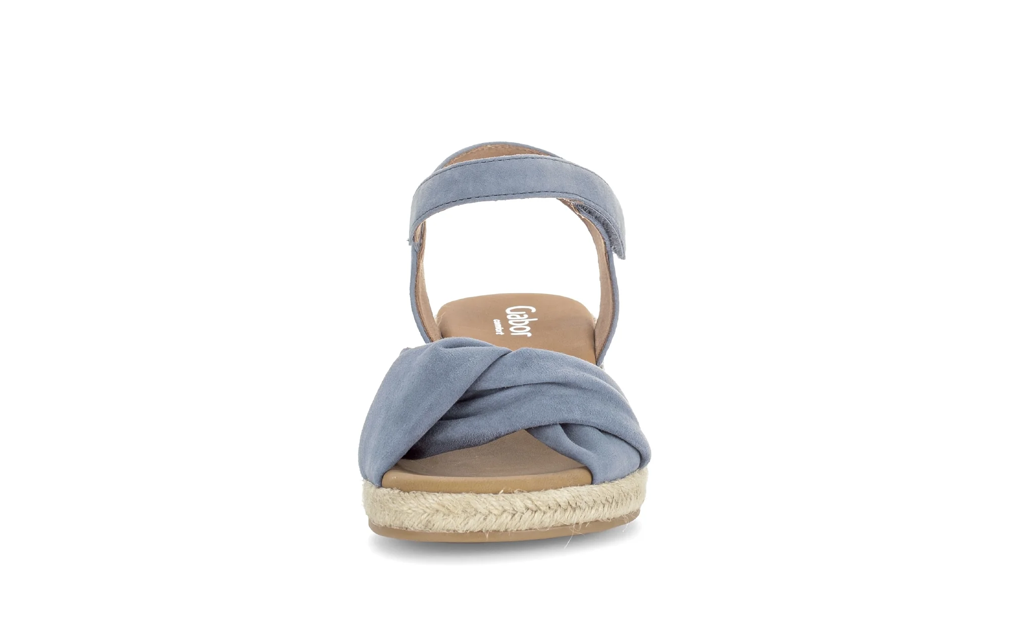 Sandales bleues en velours - Image 5