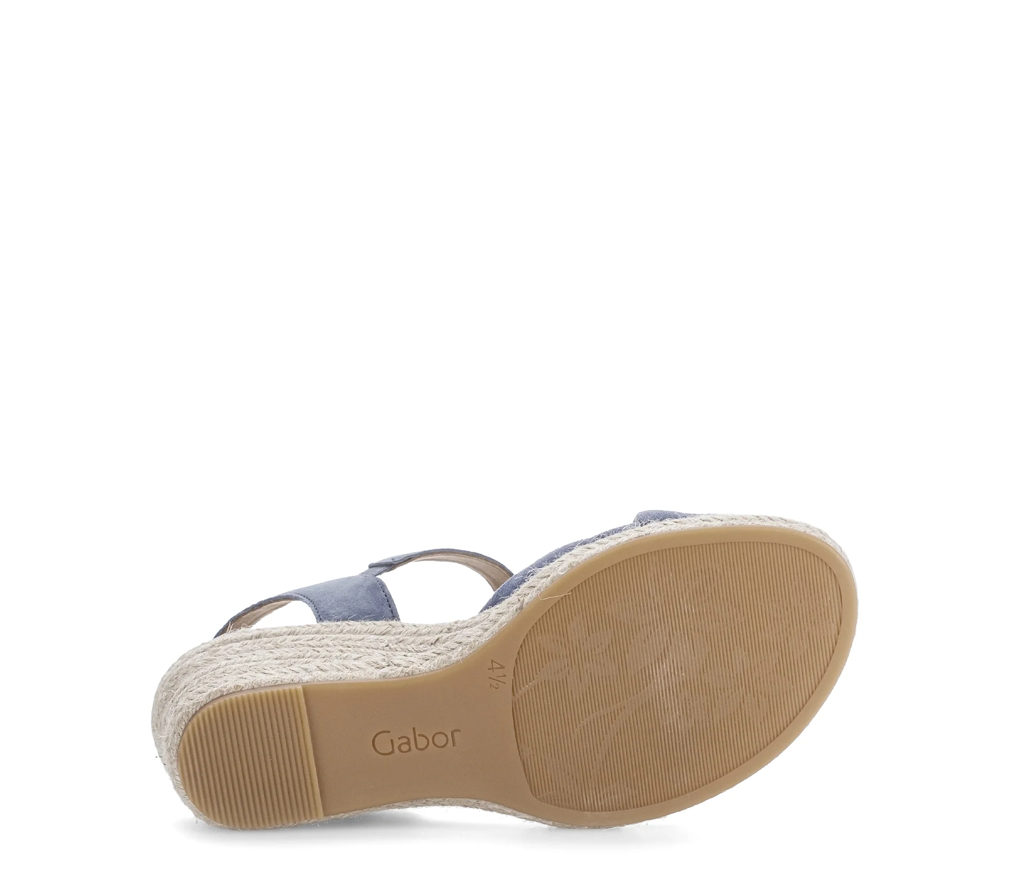 Sandales bleues en velours - Image 7