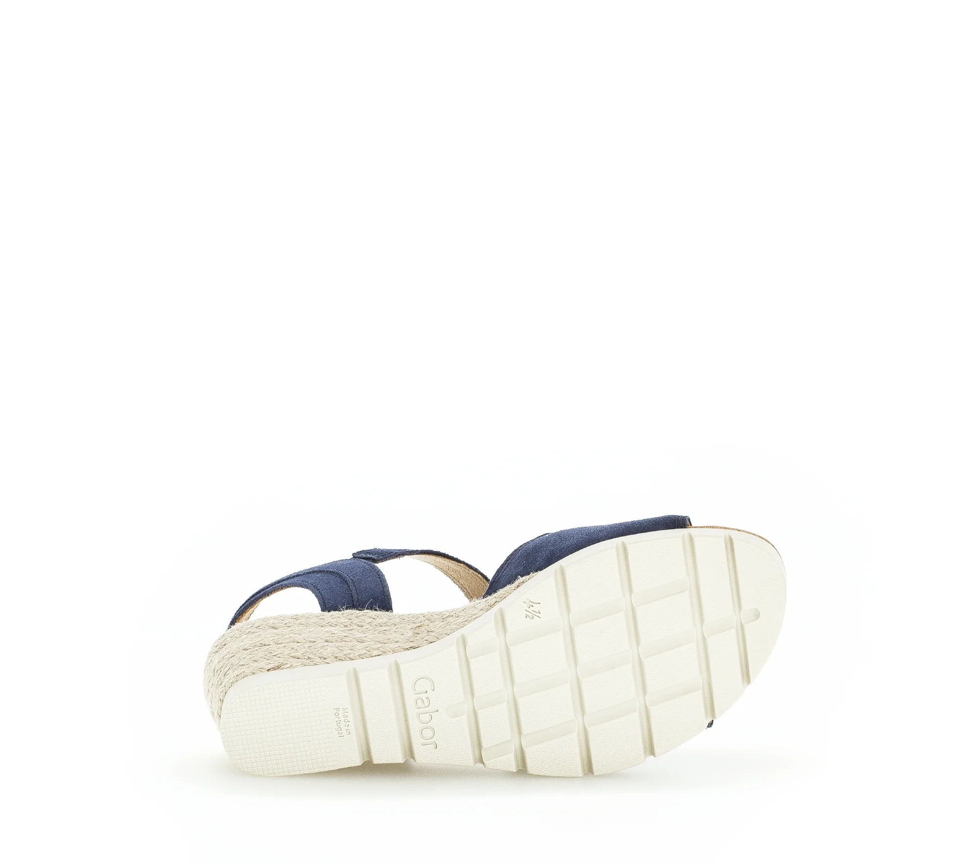 Sandales bleues en velours - Image 6
