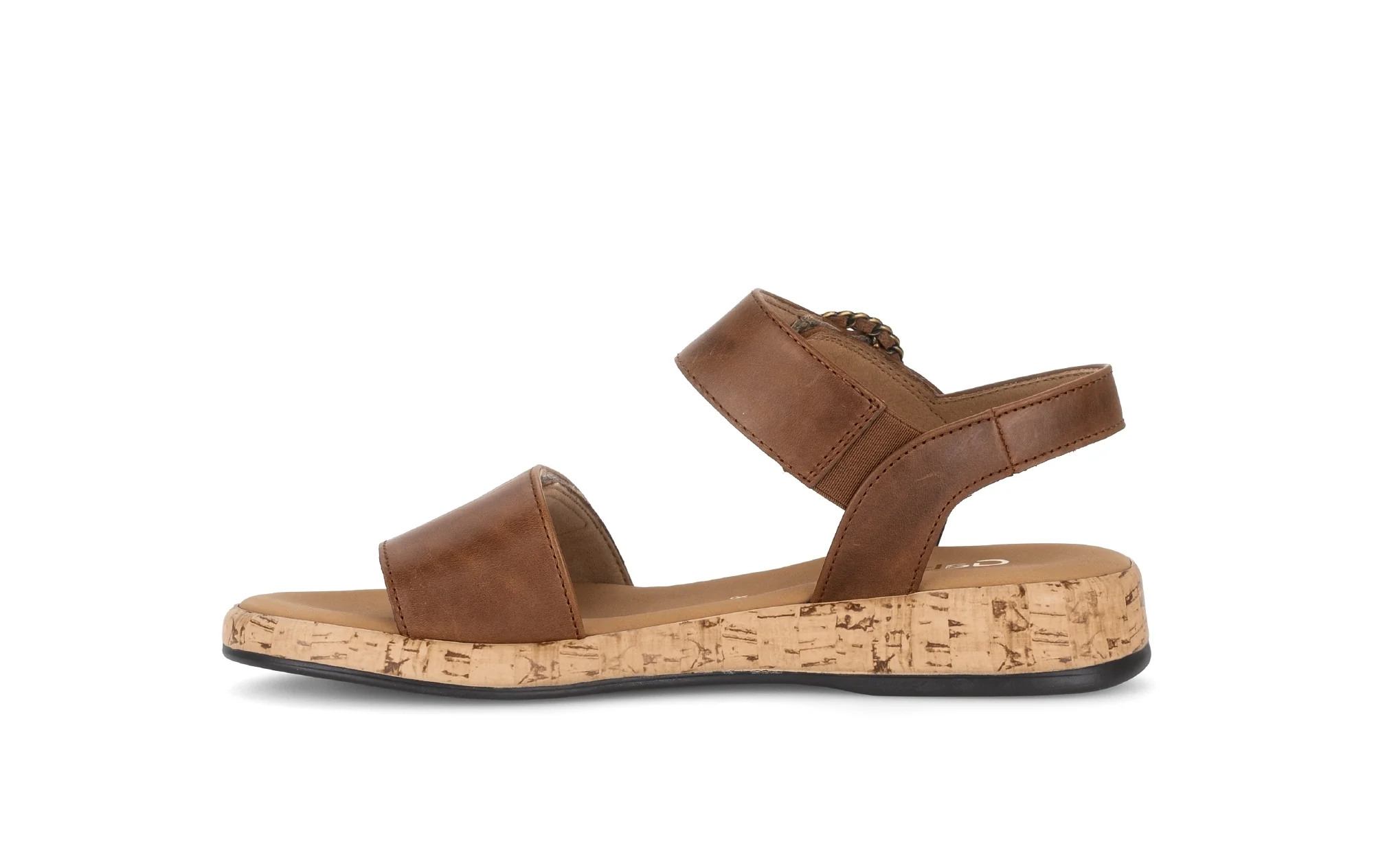 Sandales camel en cuir - Image 2