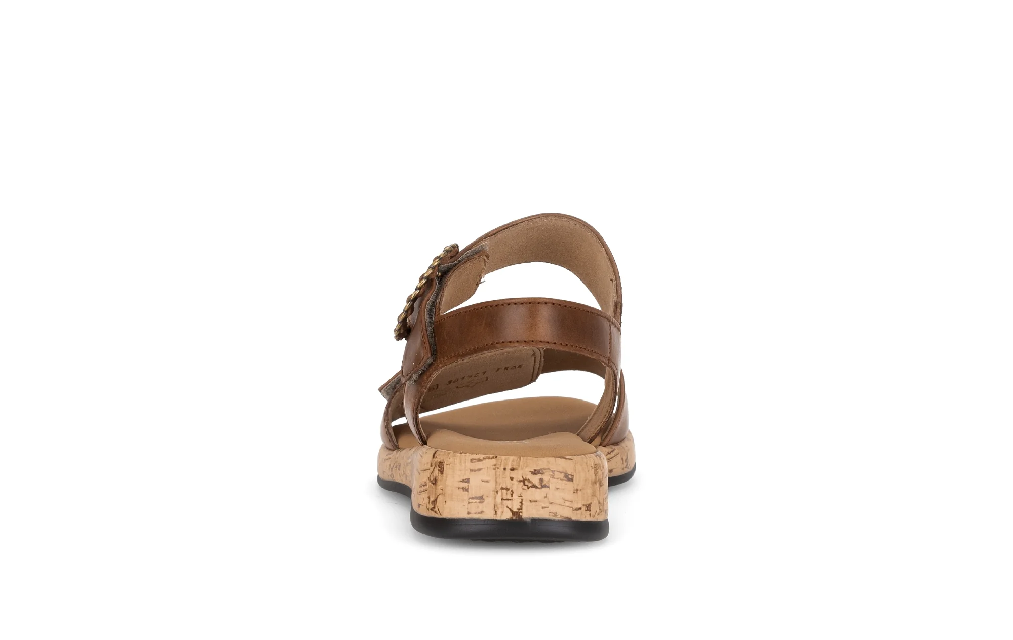Sandales camel en cuir - Image 4