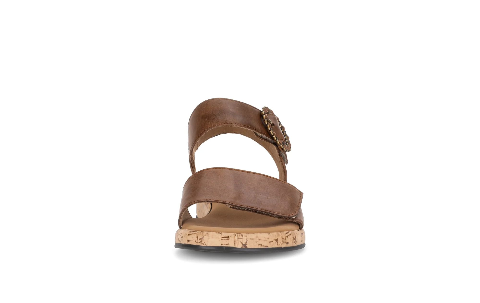 Sandales camel en cuir - Image 5
