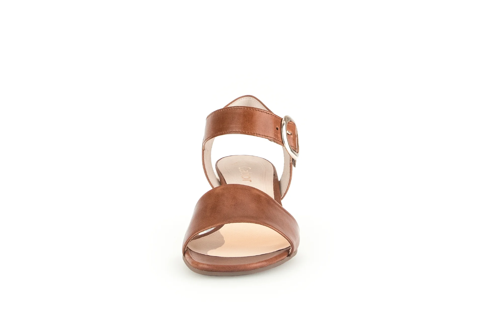 Sandales cognac en cuir - Image 4