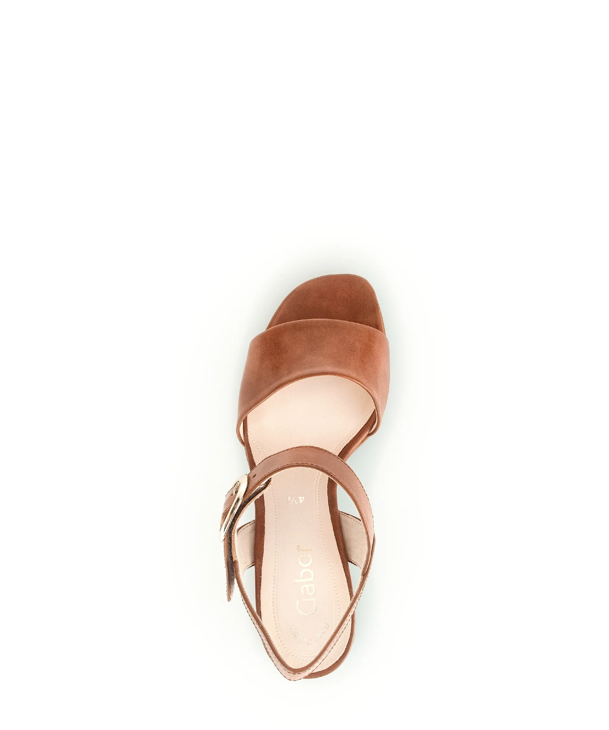 Sandales cognac en cuir - Image 5