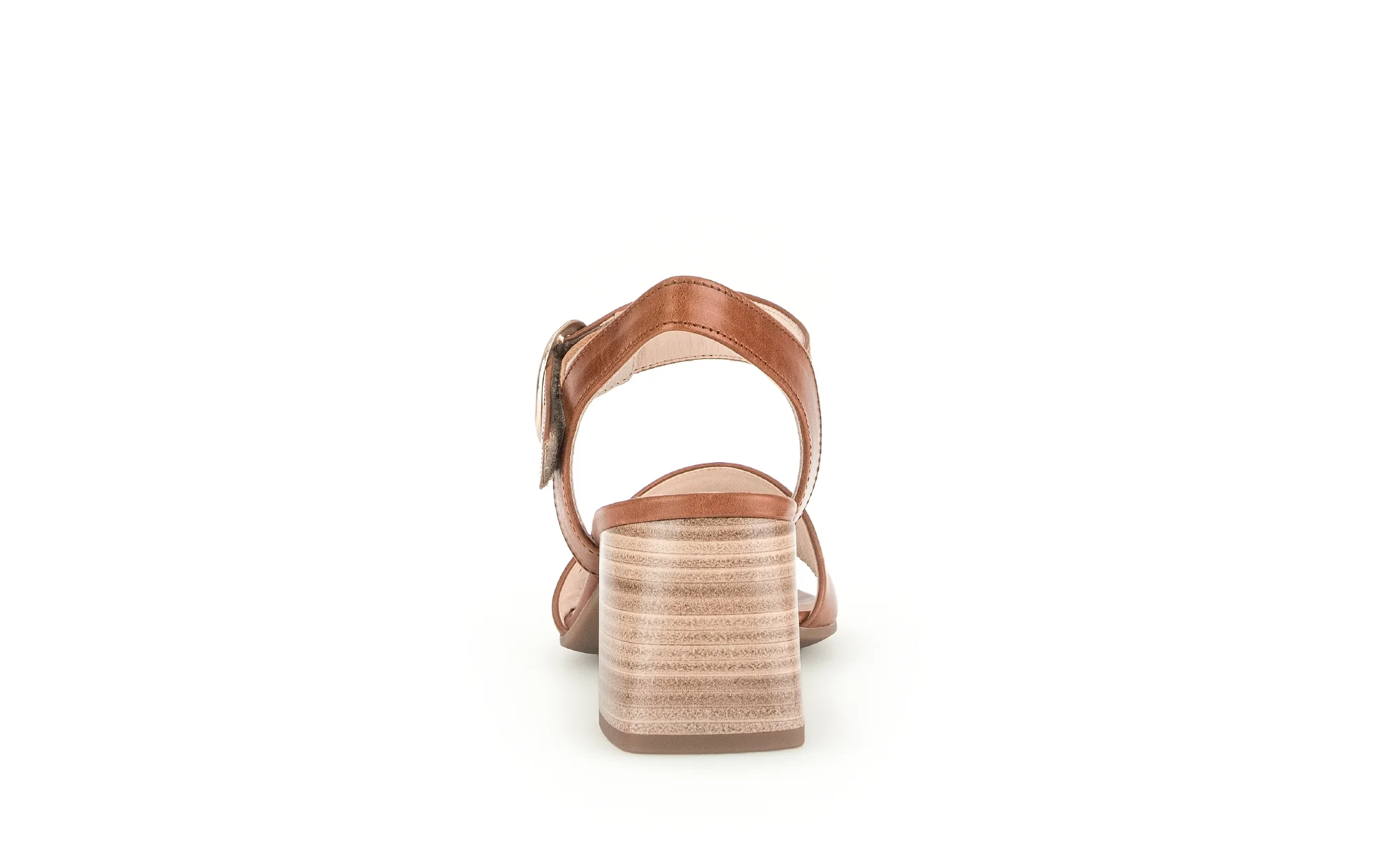 Sandales cognac en cuir - Image 6
