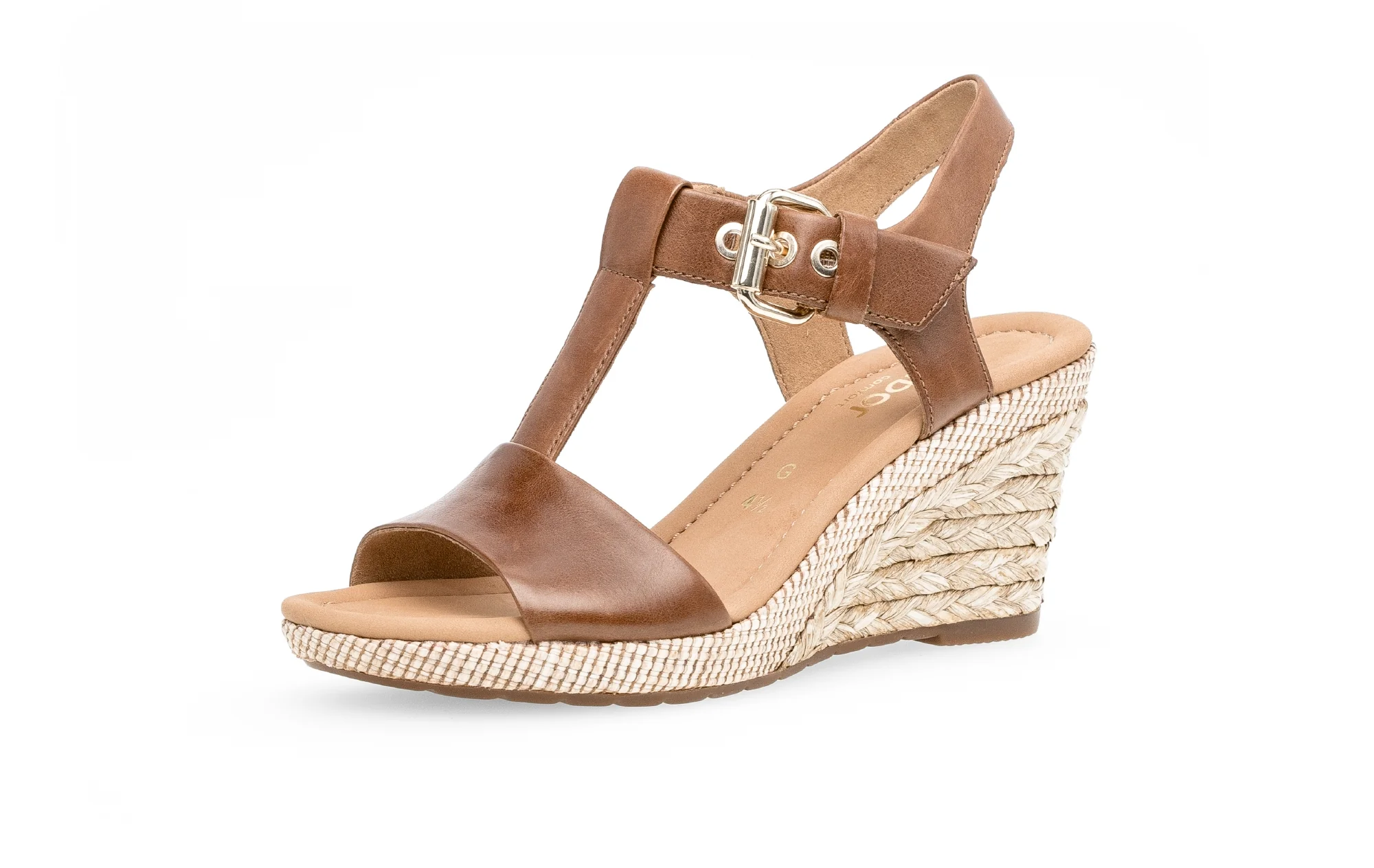 Sandales cognac en cuir - Image 3