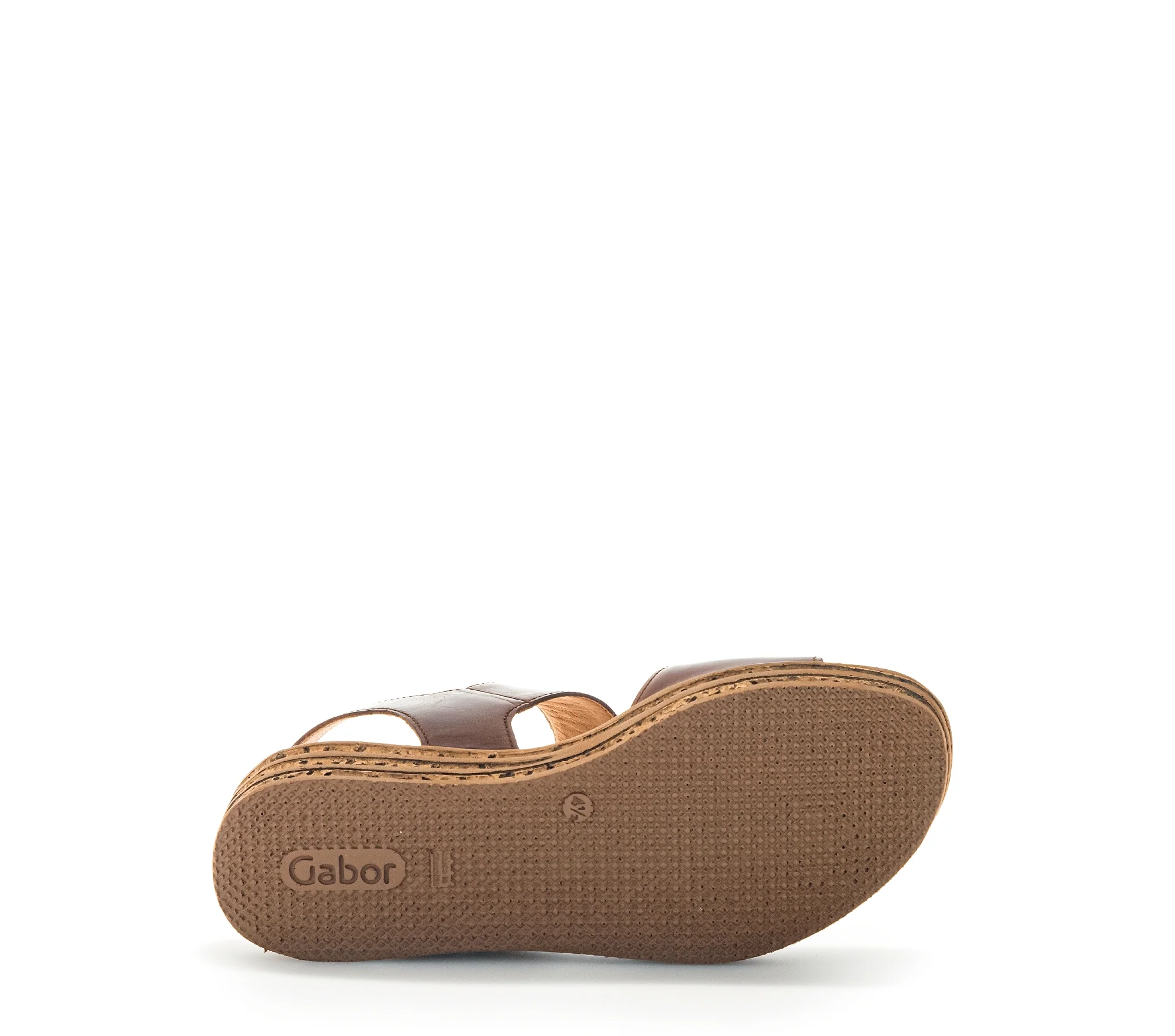 Sandales cognac en cuir lisse - Image 7