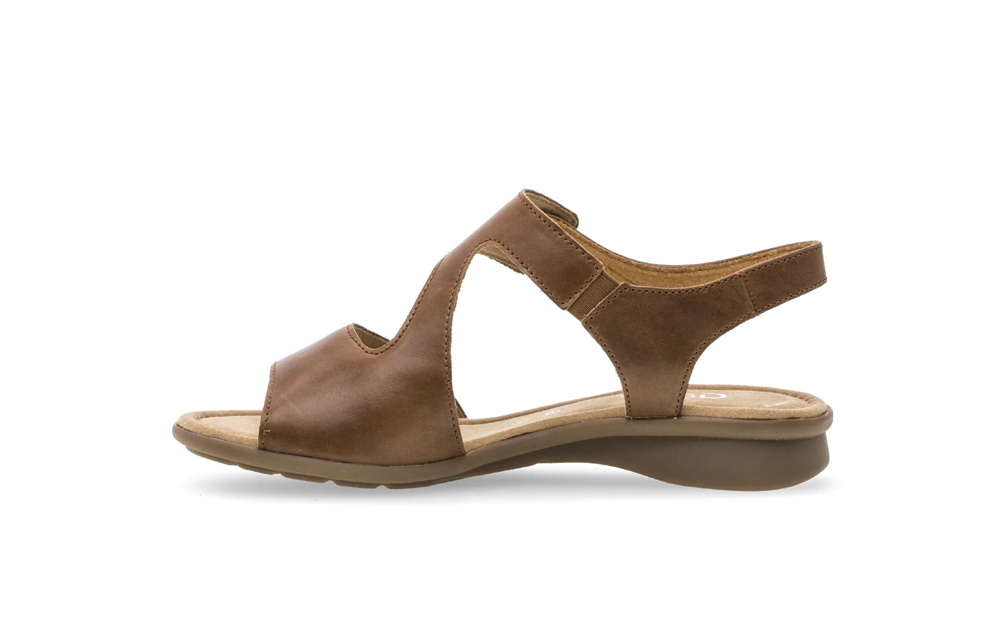 Sandales cognac en cuir lisse - Image 2