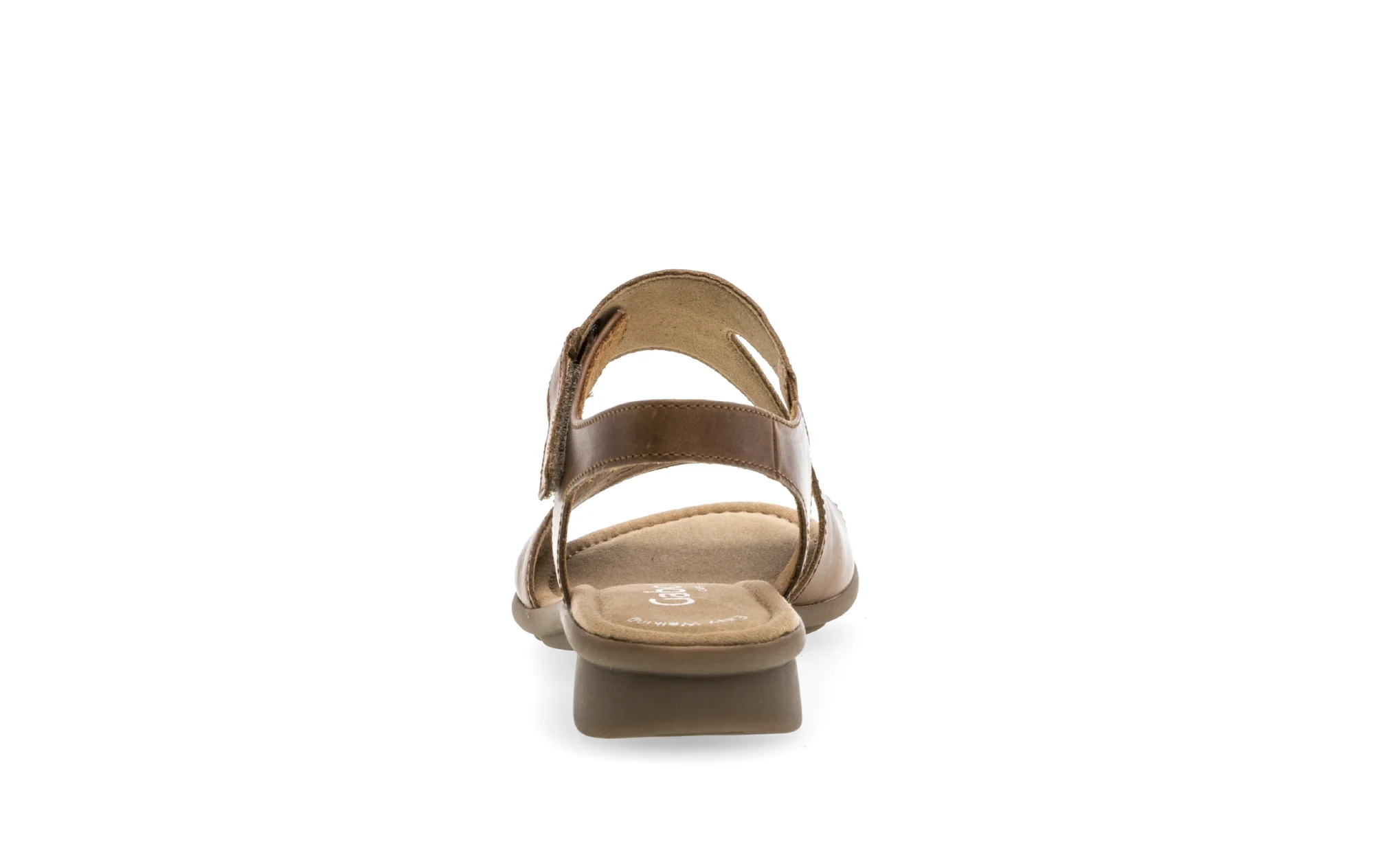 Sandales cognac en cuir lisse - Image 4