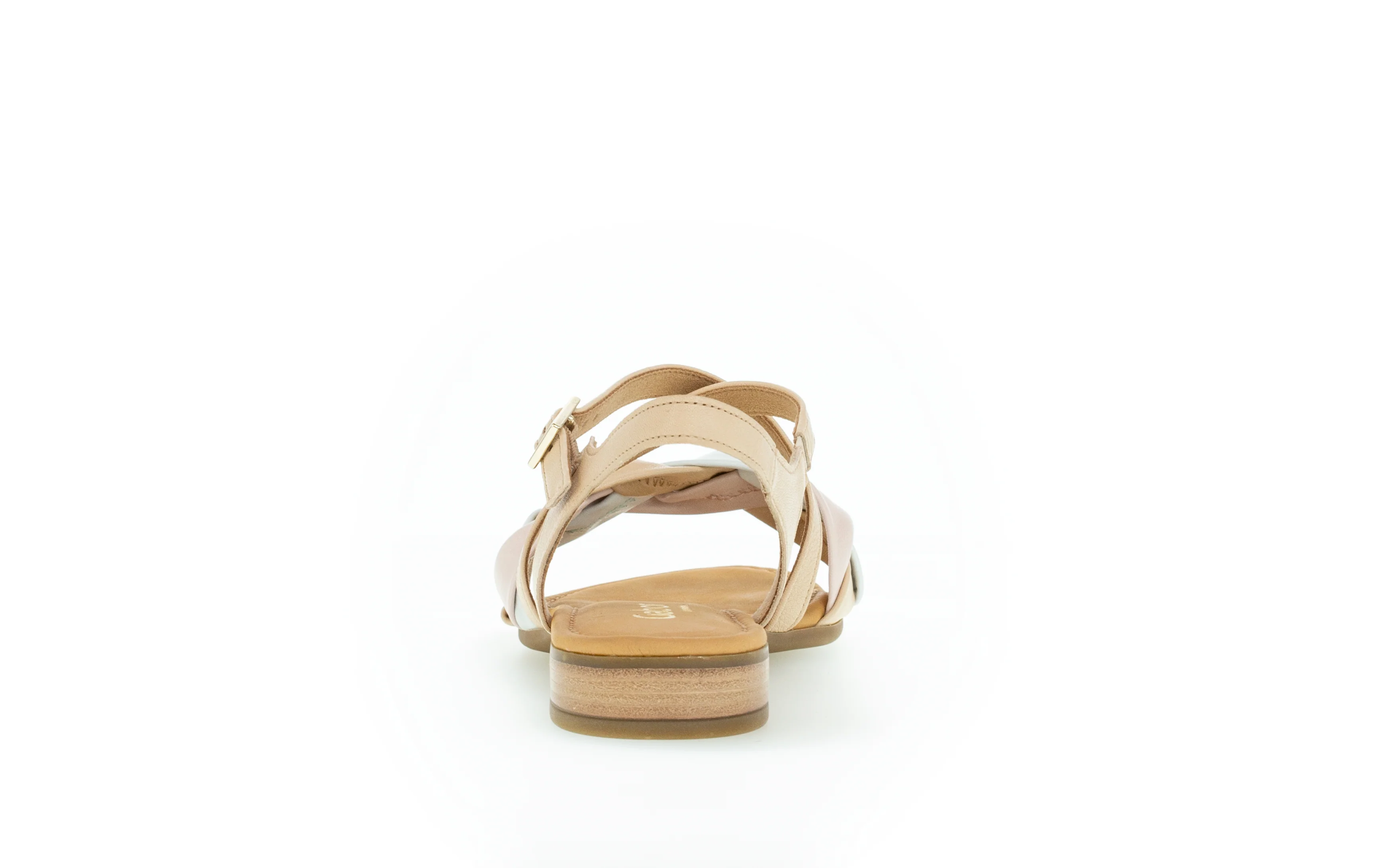 Sandales cognac en cuir lisse - Image 4
