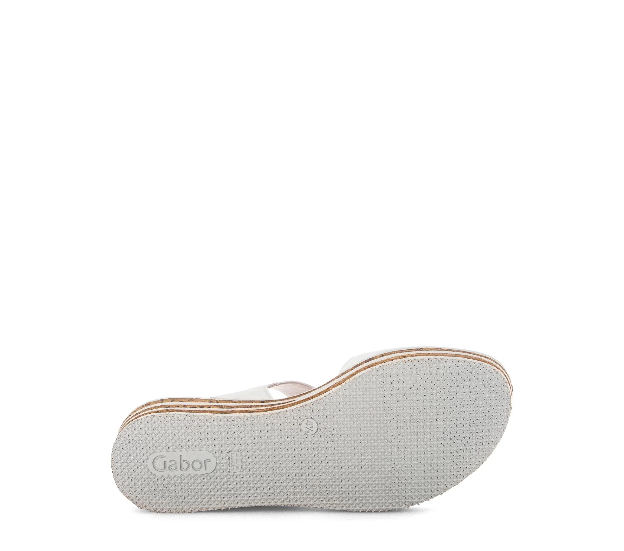 Sandales crème en cuir - Image 7