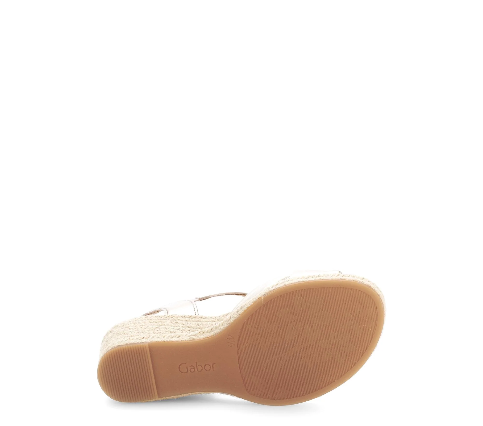 Sandales dorées en cuir - Image 7