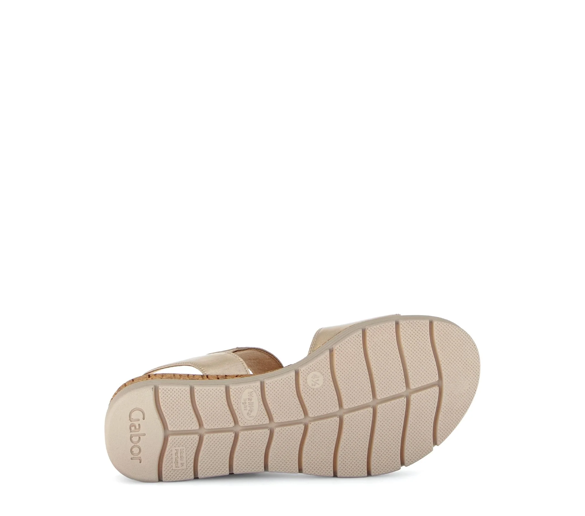 Sandales dorées en cuir - Image 7